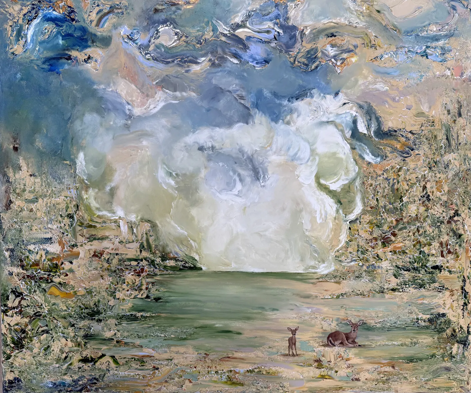 Akrylmålning På egna ben av Matilda Jerlström