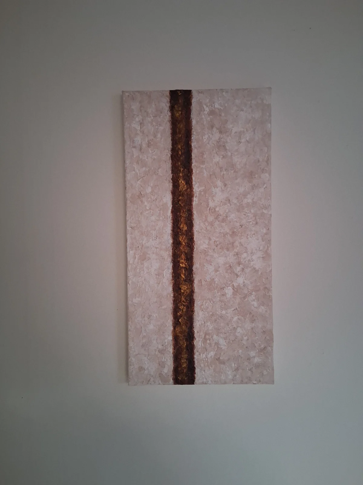 Akrylmålning På linjen av Clara Waldenmark