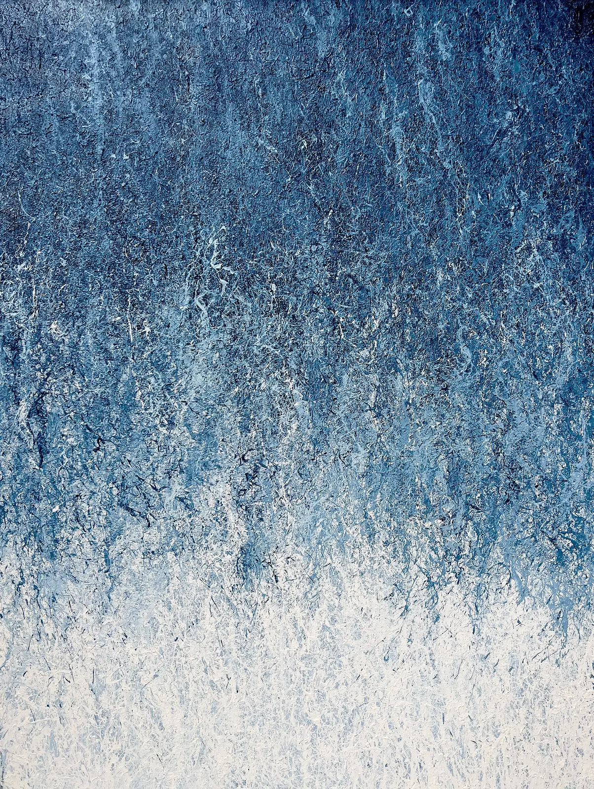 Akrylmålning BLEAU II av Anna Artistockholm Brandt