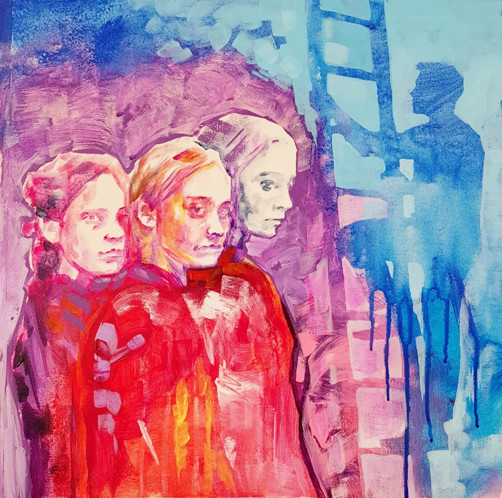 Akrylmålning Dignitas av Daniel Vandinja