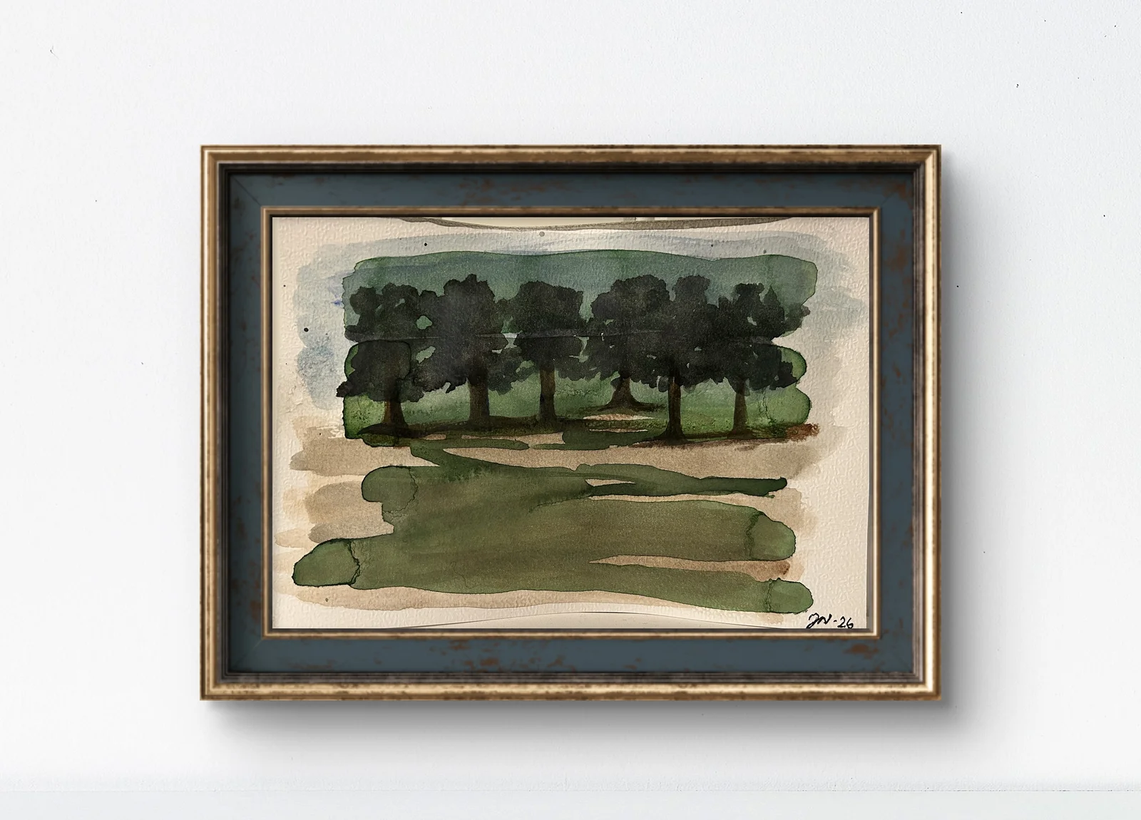 Bläcklandskap av Johanna Norrgård