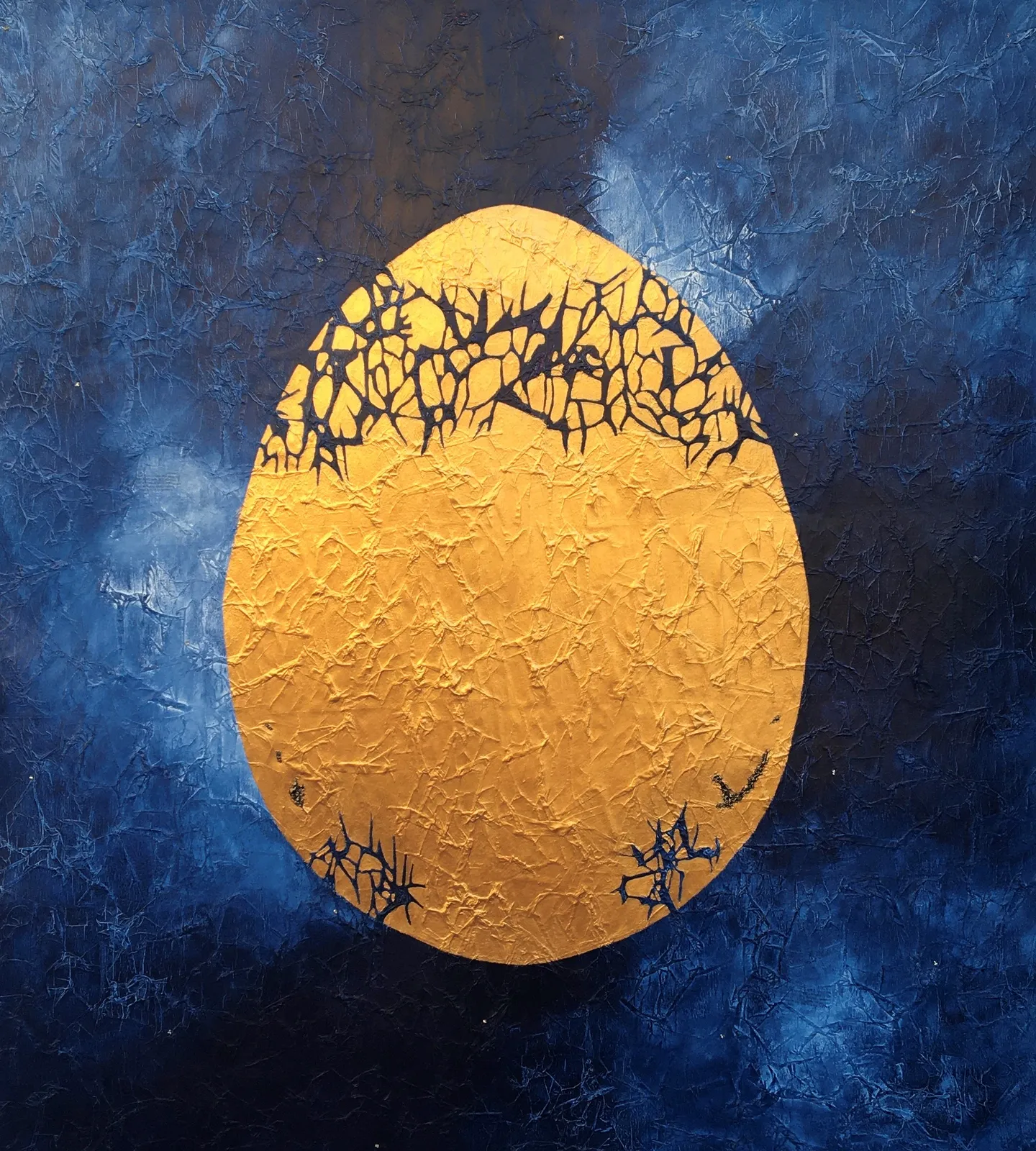 In the sleepy blue sky av Anna-Maria Johansson