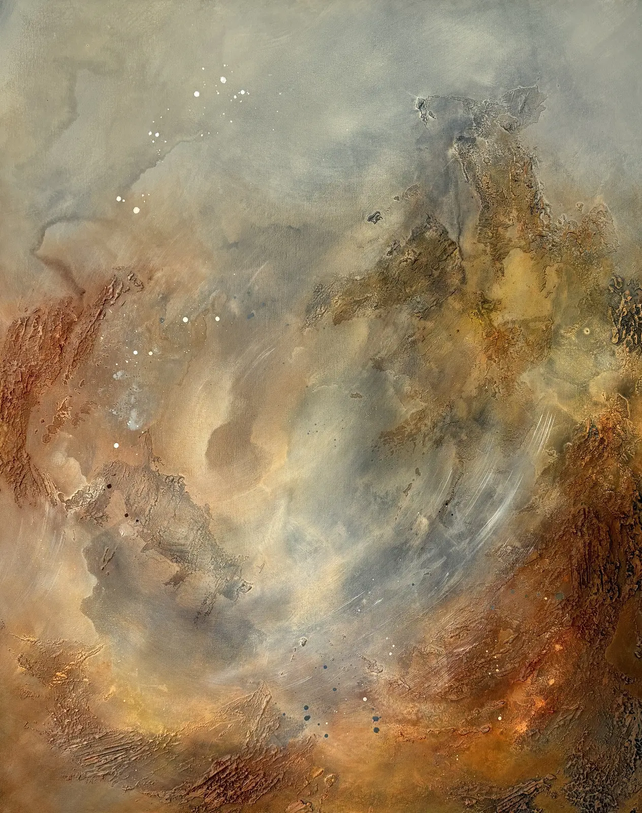 Akrylmålning A dim reminder av Noel Ekstrand