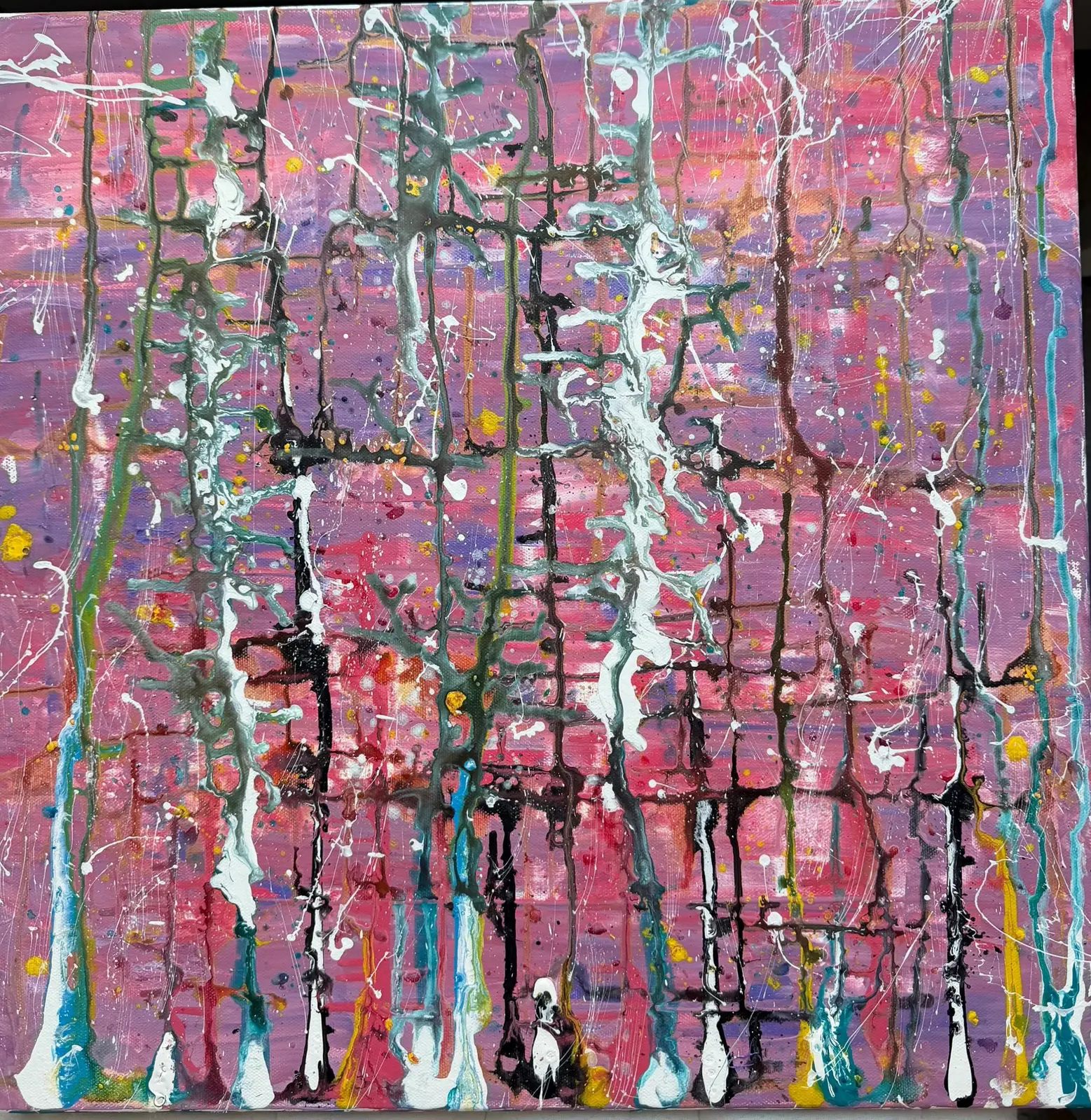 Akrylmålning Märkliga underverk av Oleksiy Blahovistnyi