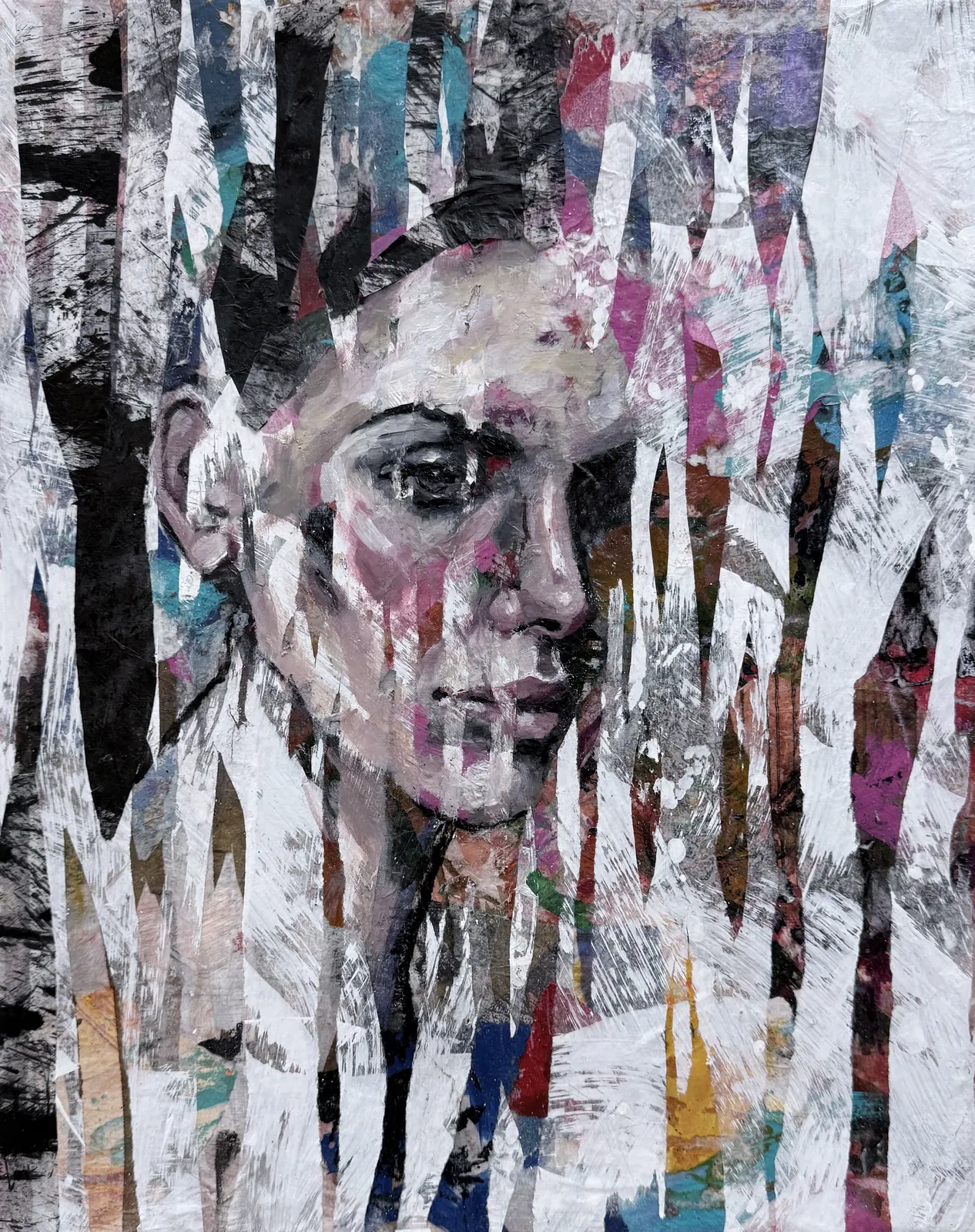 Oljemålning Where The LIght Finds Her av Maria Krull