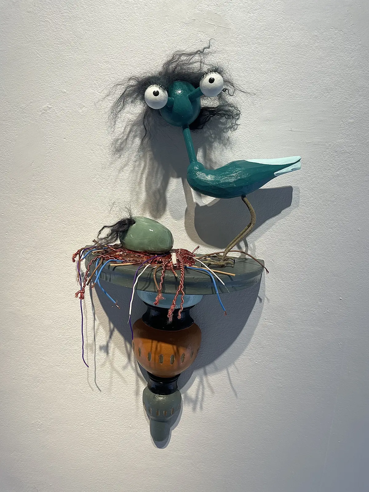 Skulptur Cauda Menthacea Muta (Stum mintstjärt) av Niklas ”Pix” Bodin