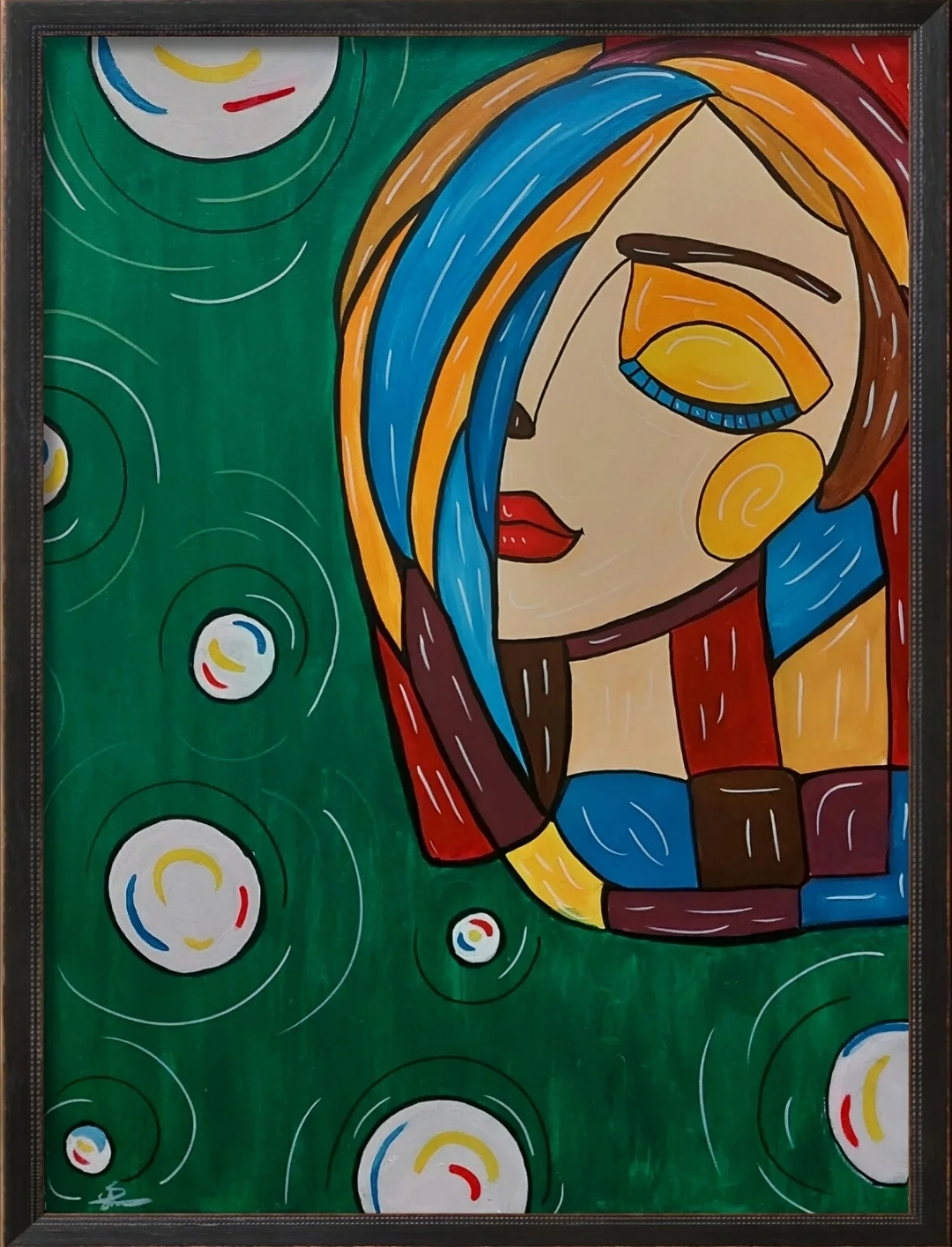 Akrylmålning Inre dimensioner av Shano M.