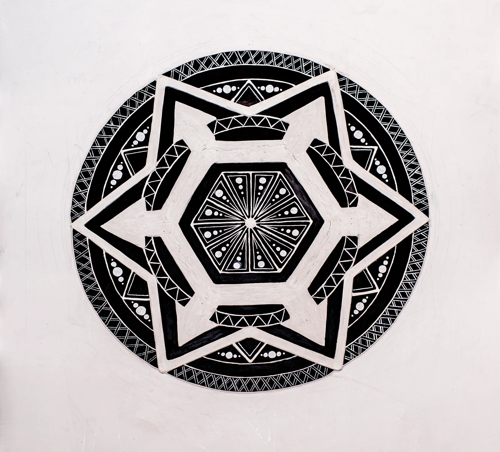 Stjärnfortsmandala av Tina Larsson