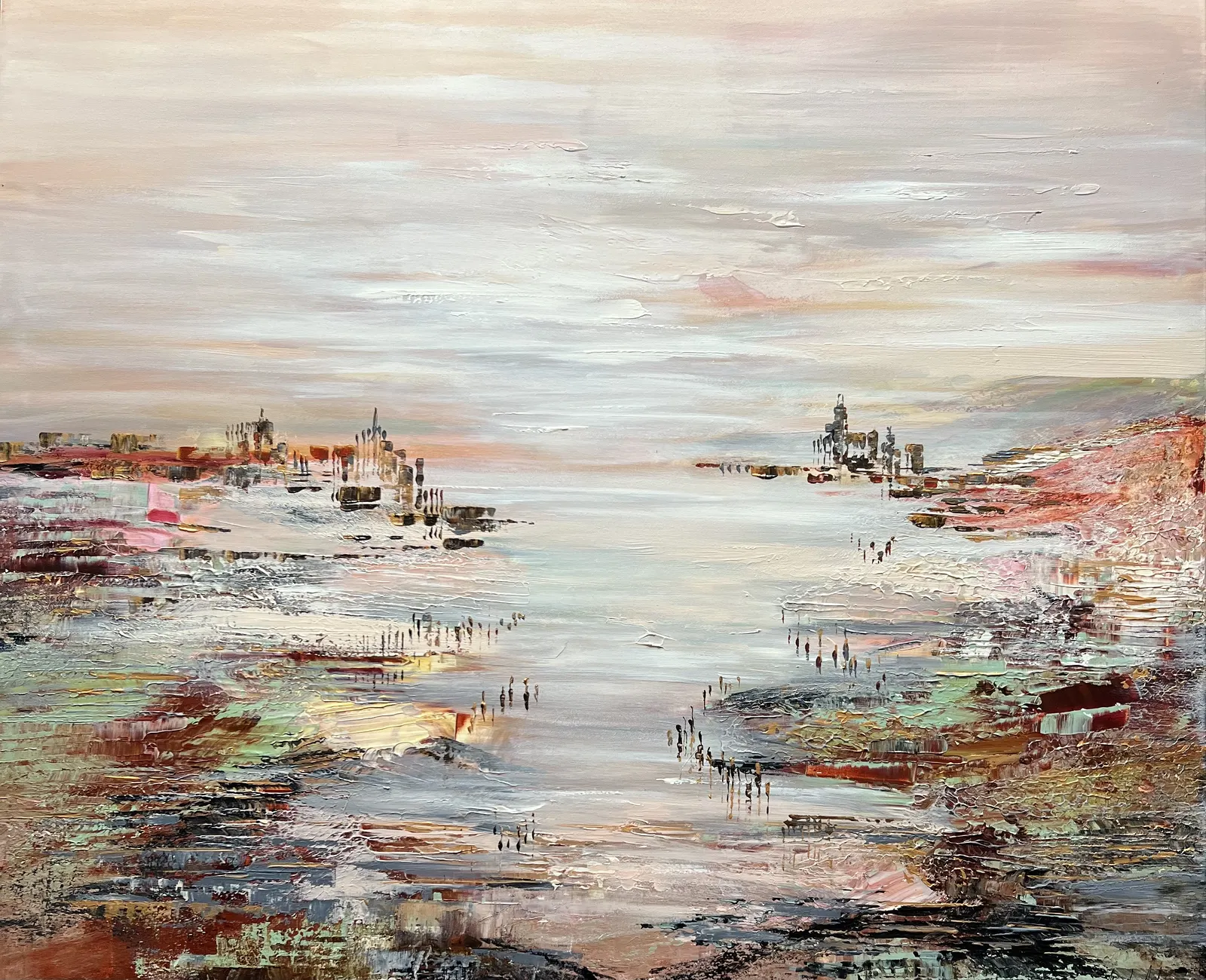 Akrylmålning SENSE OF WONDERS II av Anne-lee Andersson