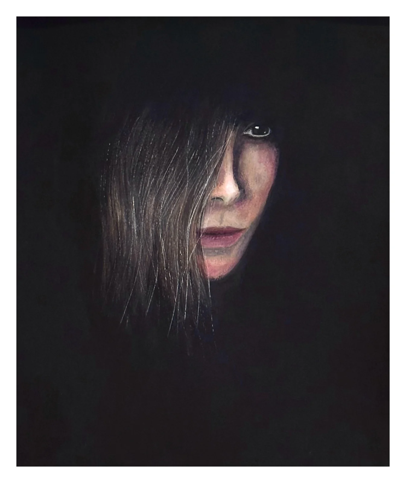 Akrylmålning I skuggan av Ann-Kristin Sandström