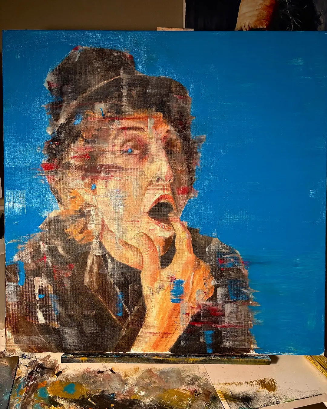 Oljemålning Bob av Pär Lilliehorn