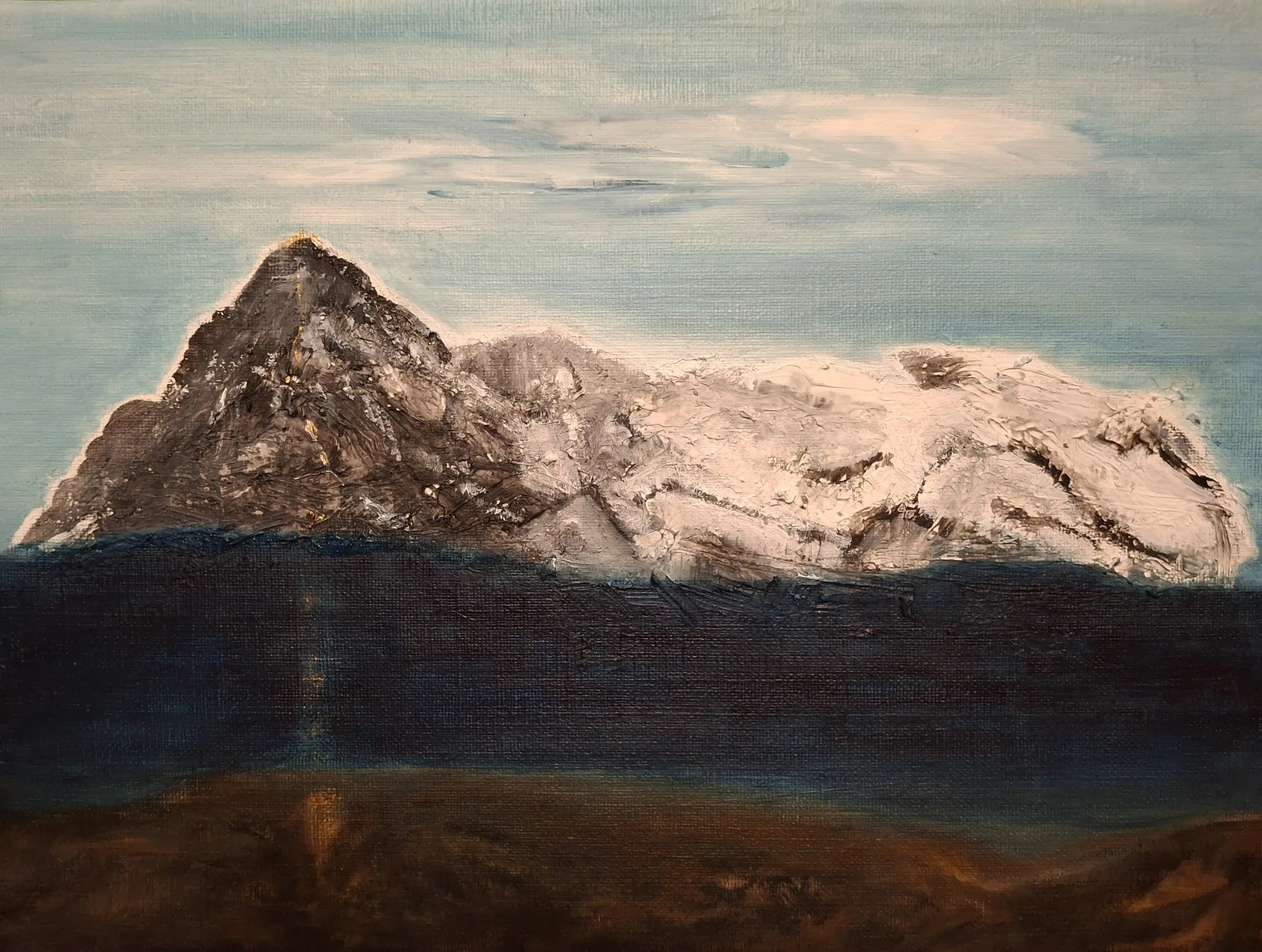 Akrylmålning Lofoten av Anna Karin Karlsson