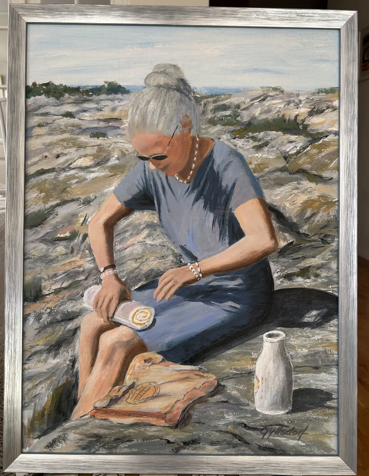 Akvarell av Silvia Gyllsdorf