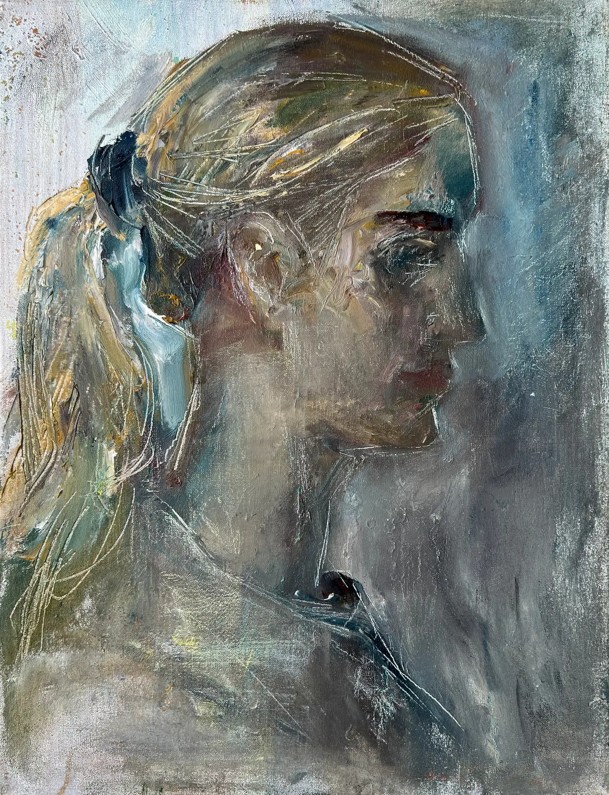 Oljemålning Creative Gaze av Zakhar Shevchuk