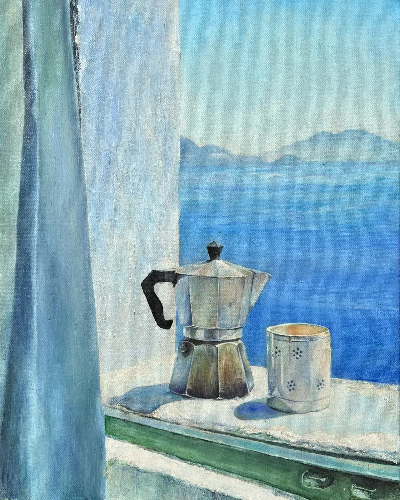 Oljemålning The view av Anastasiya Kostyuk