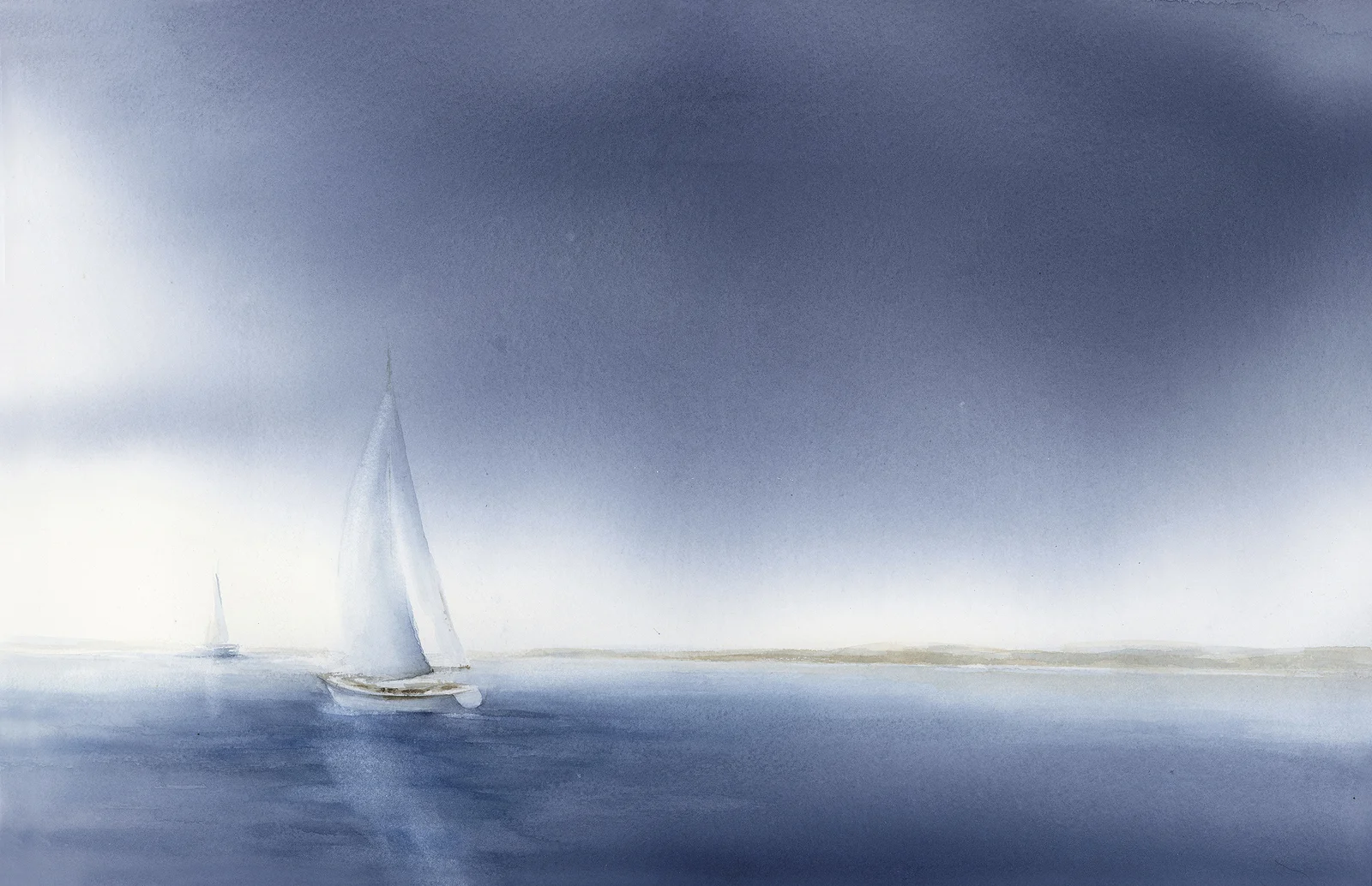 Akvarell Call it dreaming av Maria Wigge