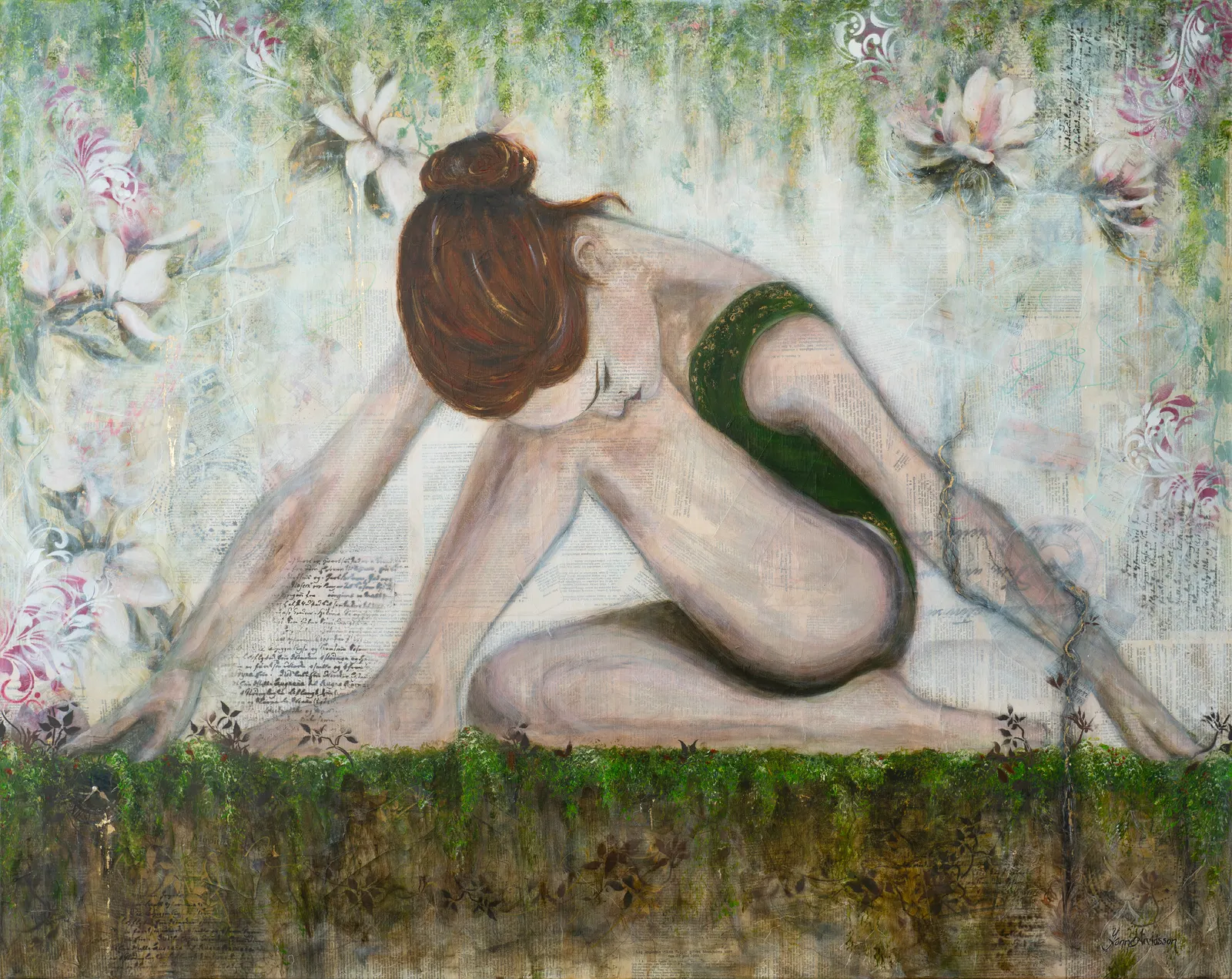 She Touches the Earth and Grounds Herself av Yvonne Arvidsson