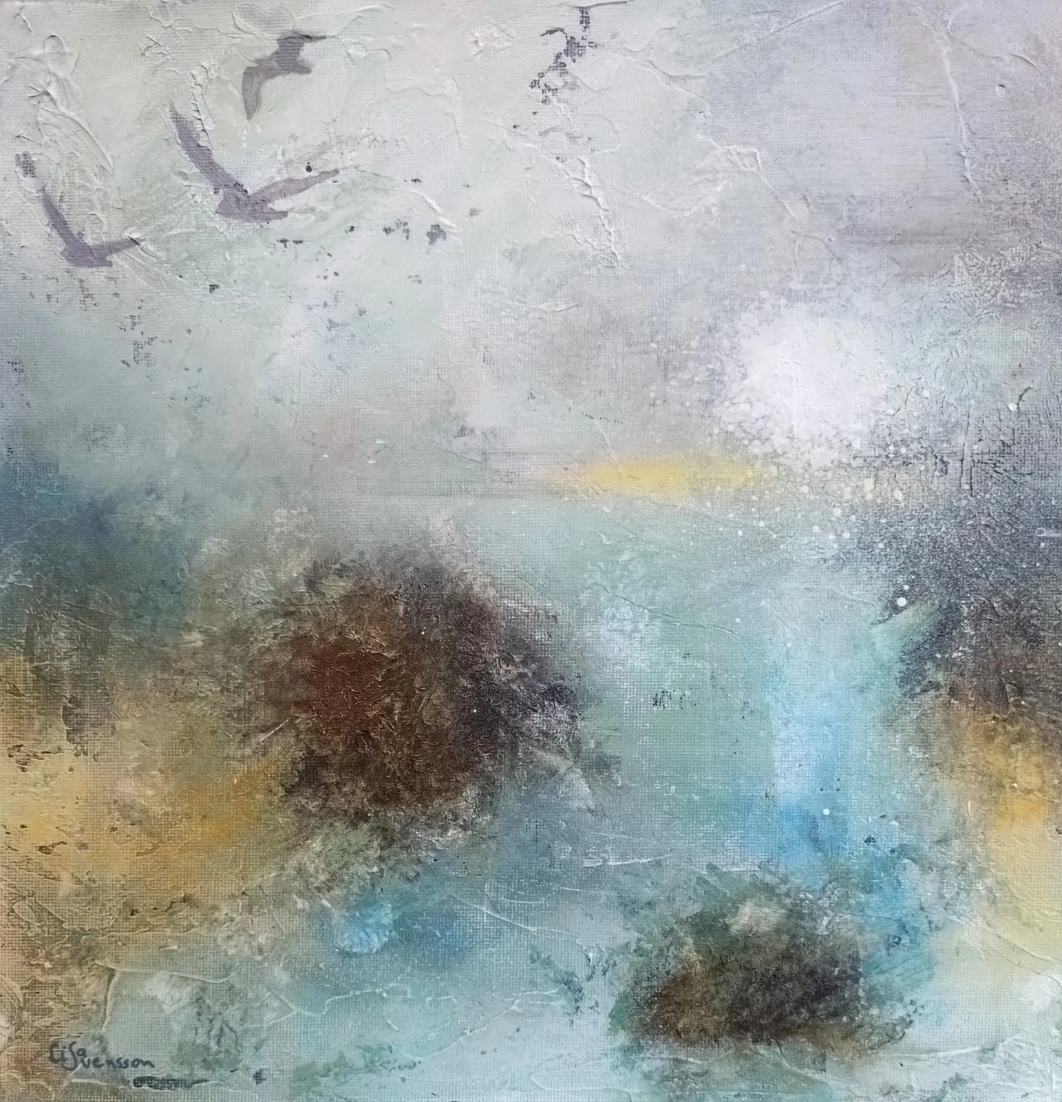 Rainy beach av Lisa Svensson