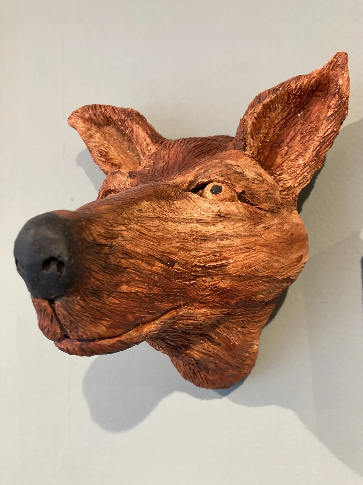 Skulptur Räv. av Arijon Aronsson