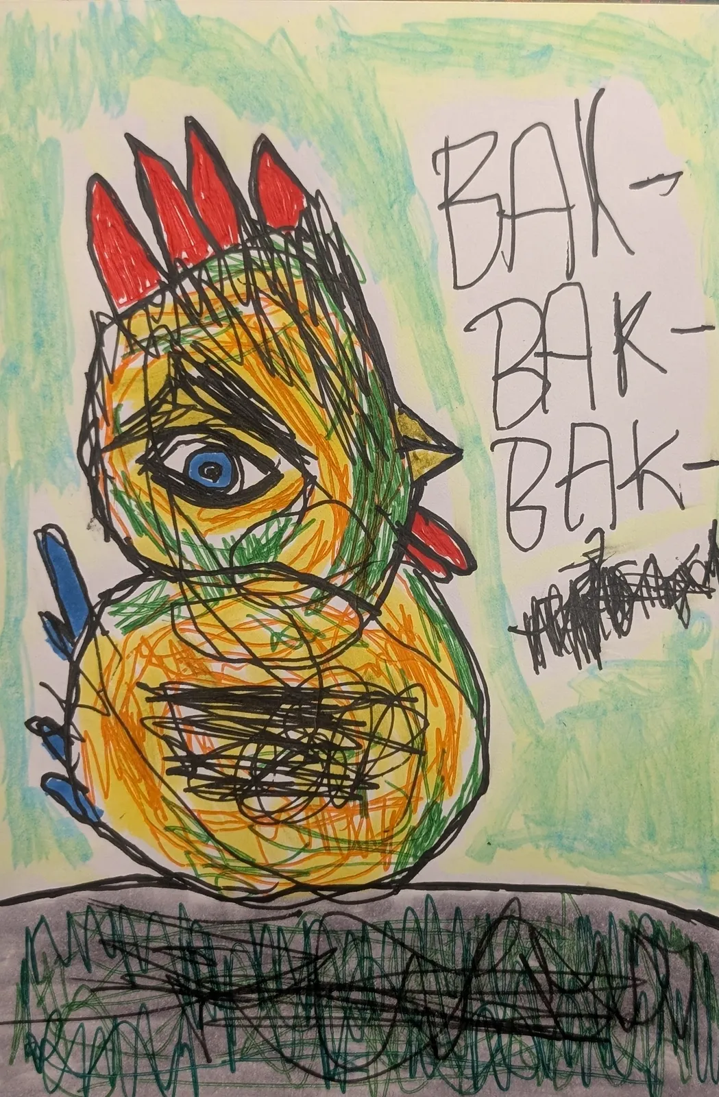 Bak-bak-bak Kyckling. av Mikael Jonsson