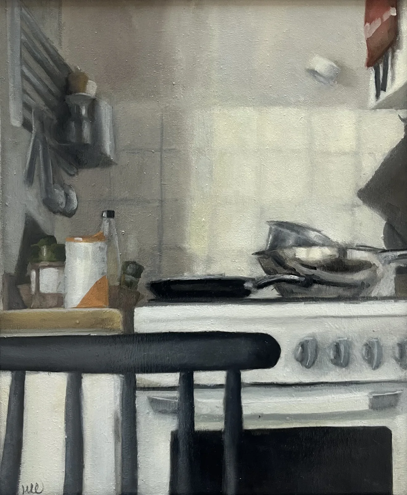 Oljemålning Pans av Marie-Louise Cajback