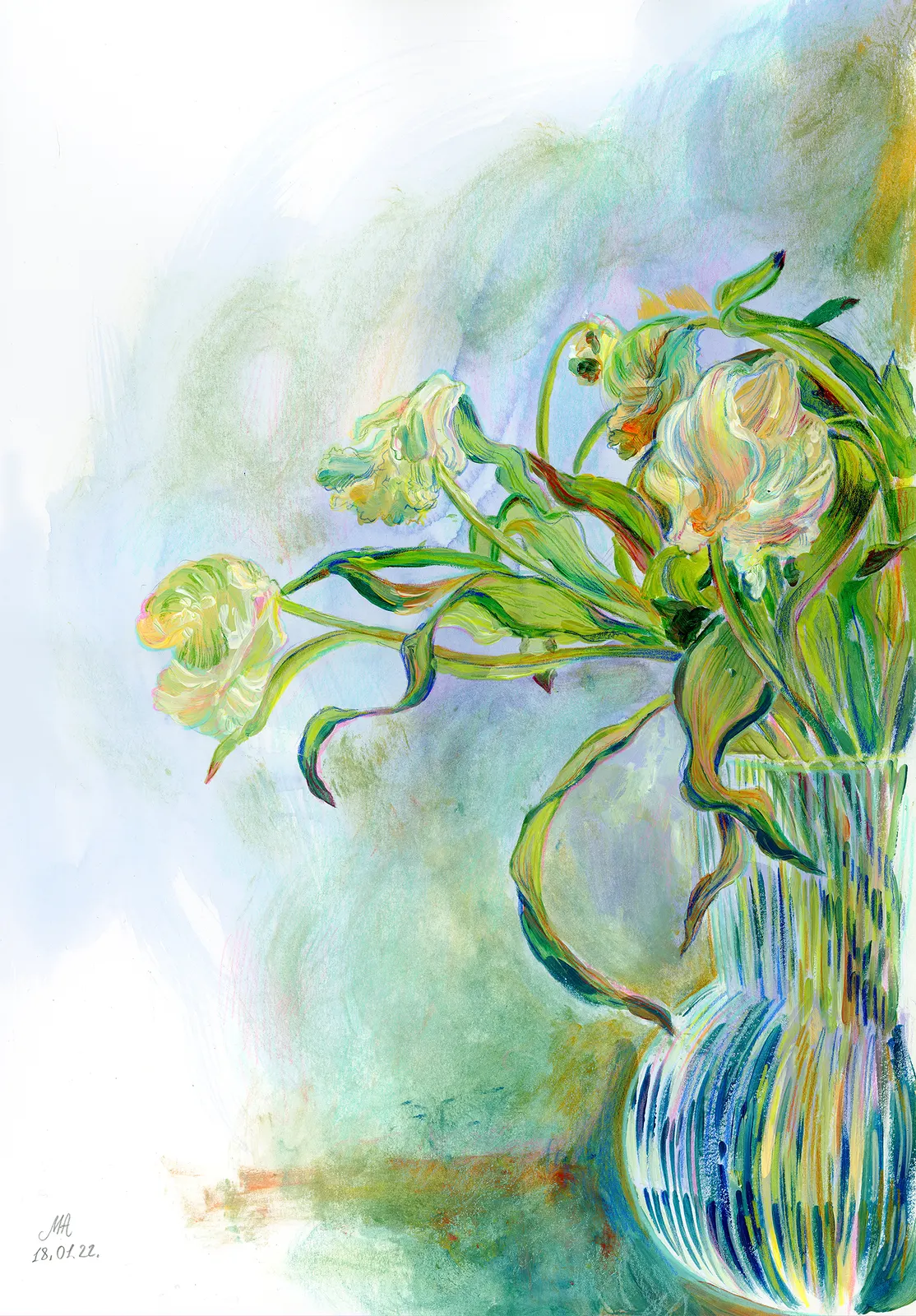 White bouquet av Anastasiia Mazeina