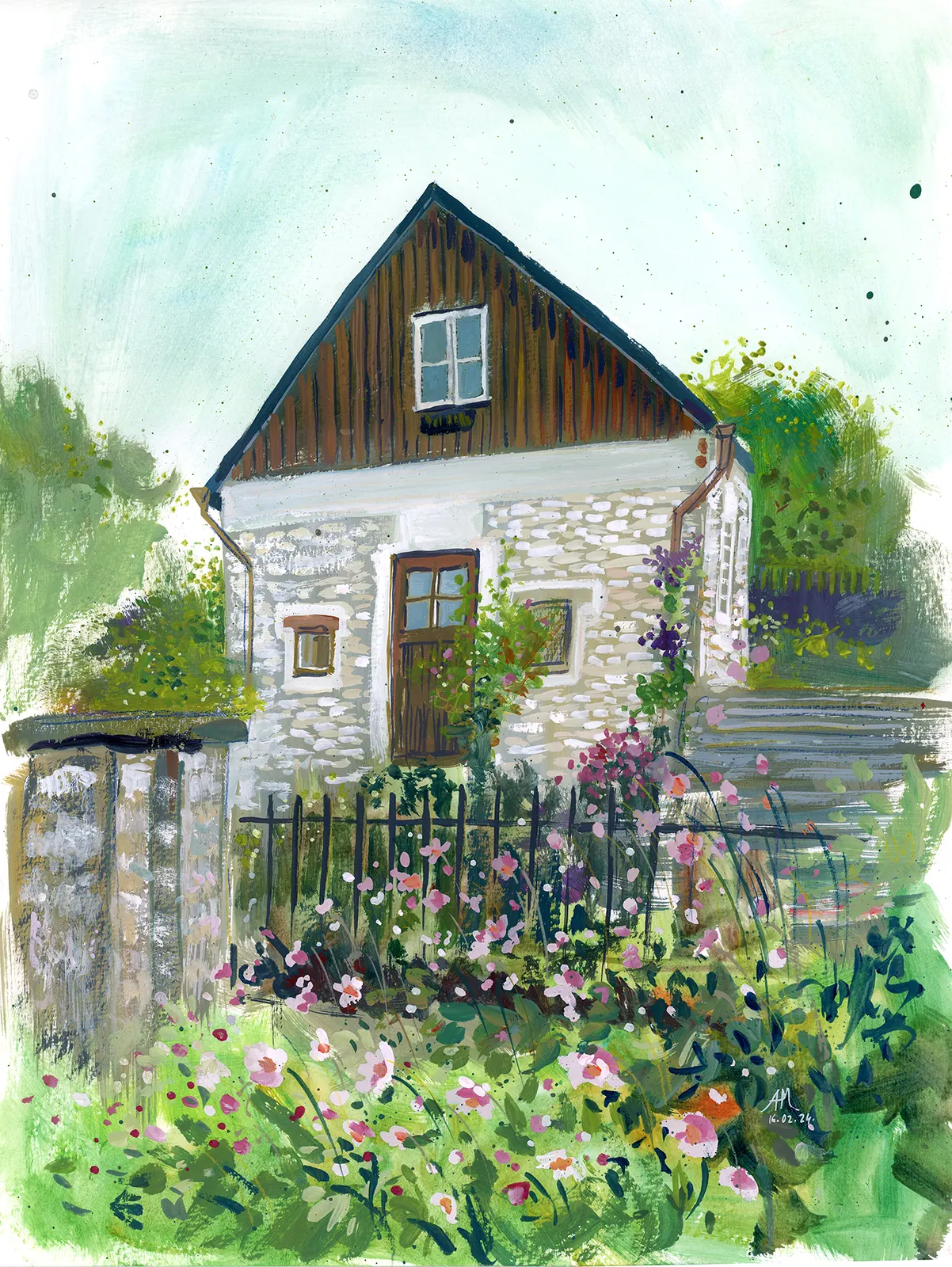 Gotland house av Anastasiia Mazeina