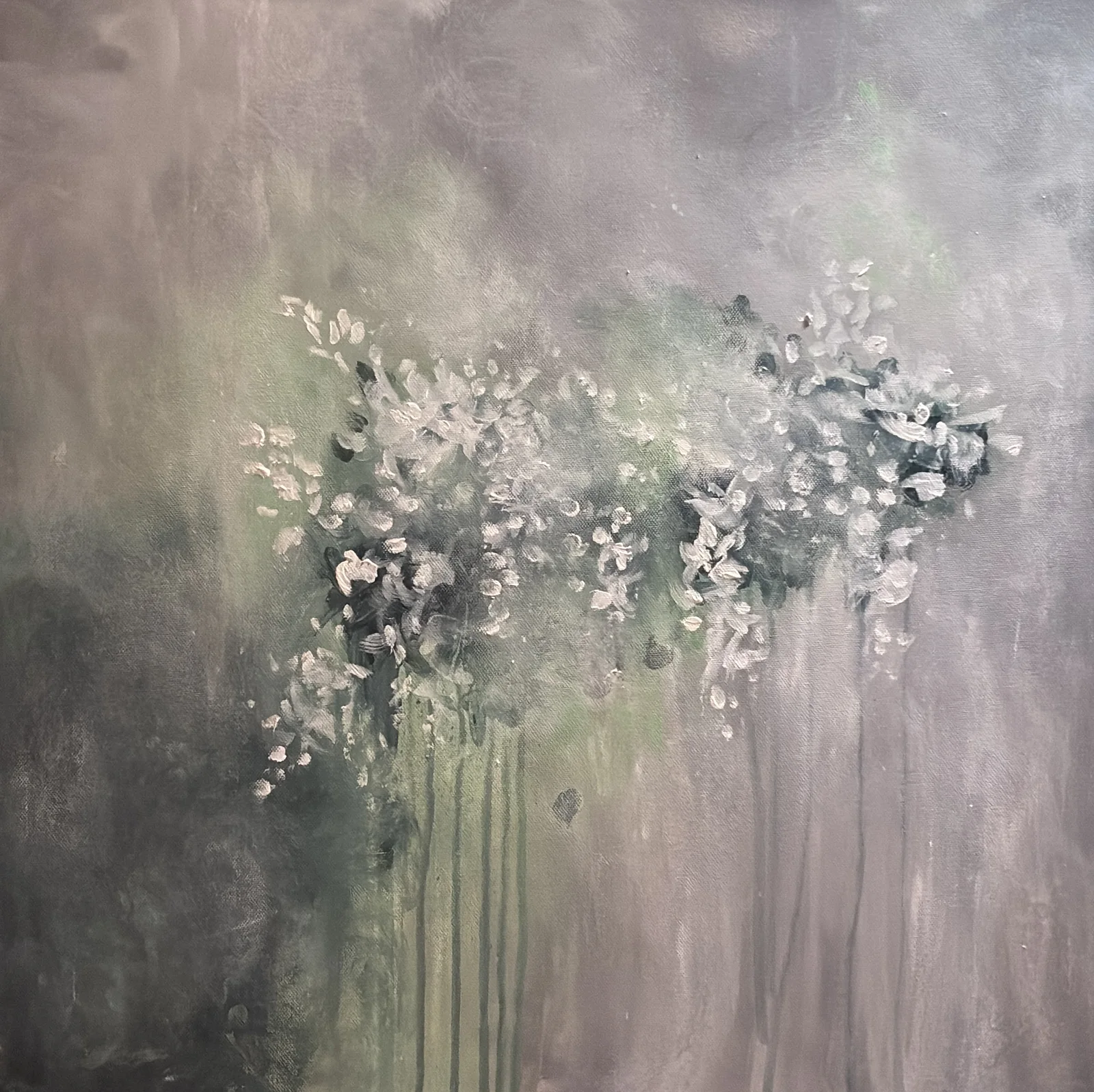 Akrylmålning Blossom av Birgitta Andersson