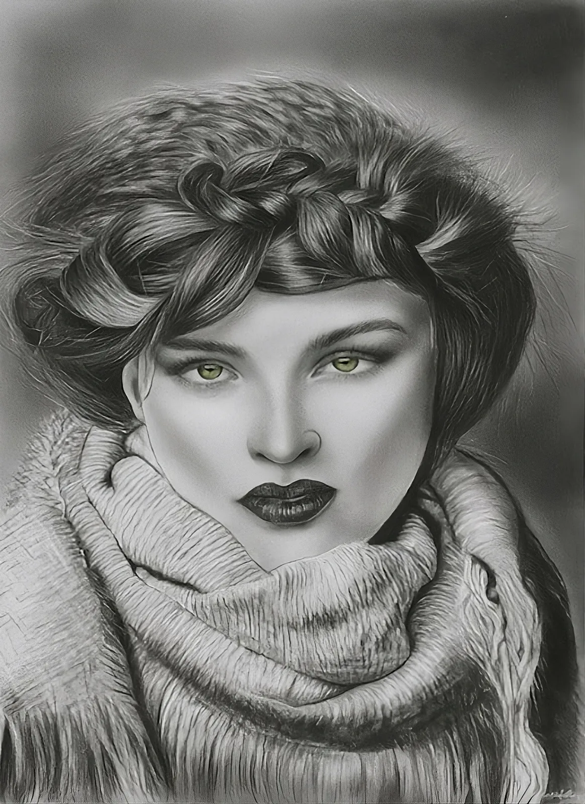 Emerald Gaze – av Mary G. av Maryam Gomizi