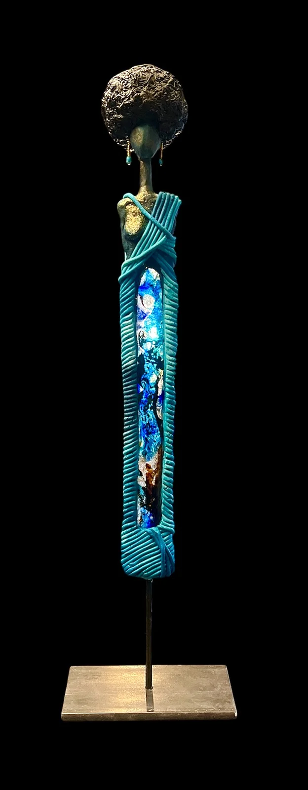 Skulptur SAPPHIRE SOUL av Elisabeth Ohlström