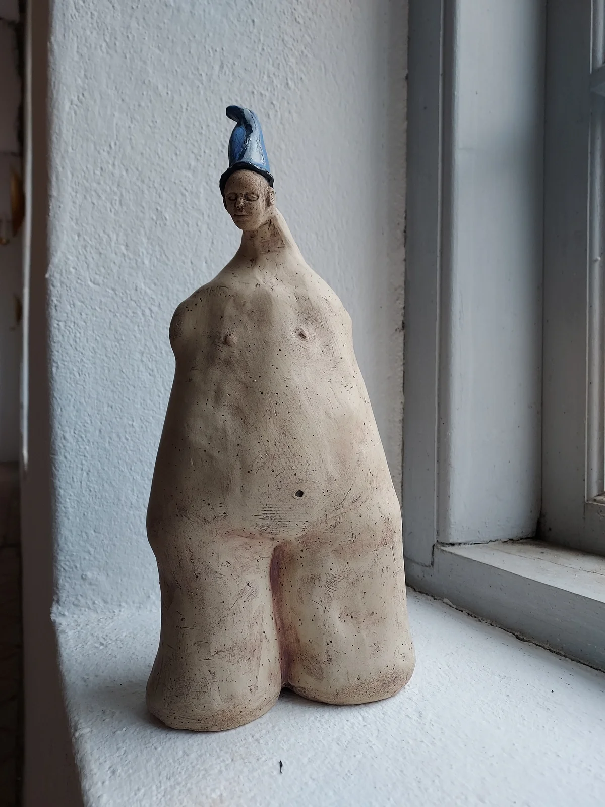 Skulptur Drömvakten jag av Åsa Hansson