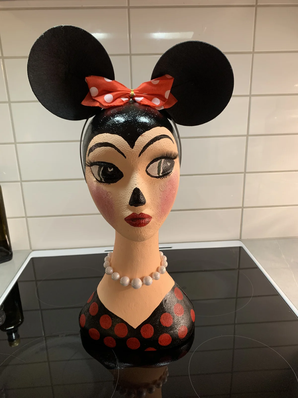 Akrylmålning Mimmi av Jeanette Lindstammer