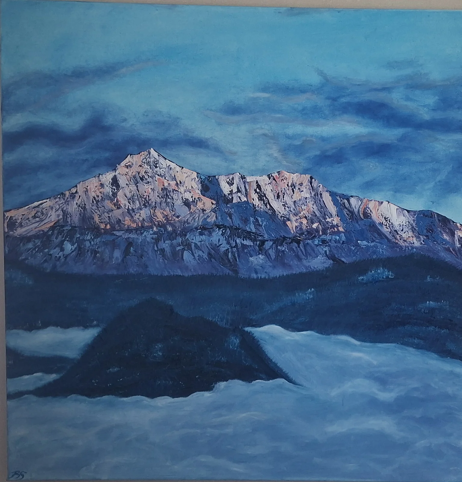 Oljemålning Cloud av Beatrice Strid