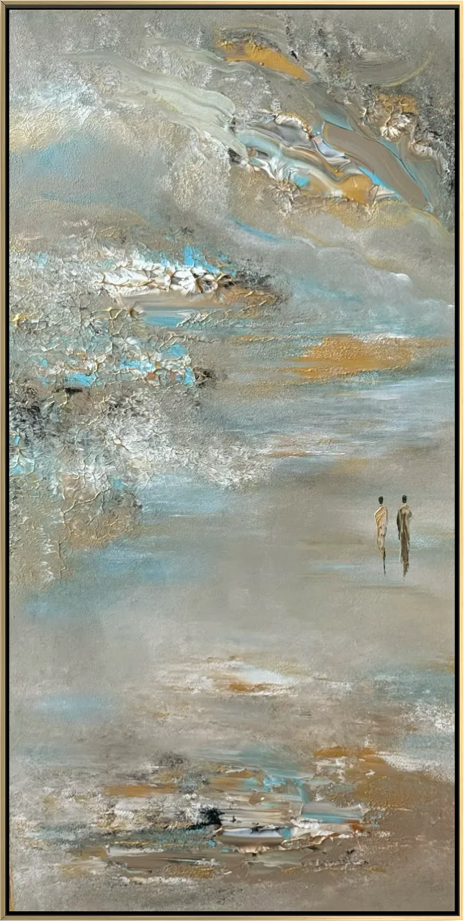 Akrylmålning When Two Souls Align av Idha Österbacka ArtbyIdha