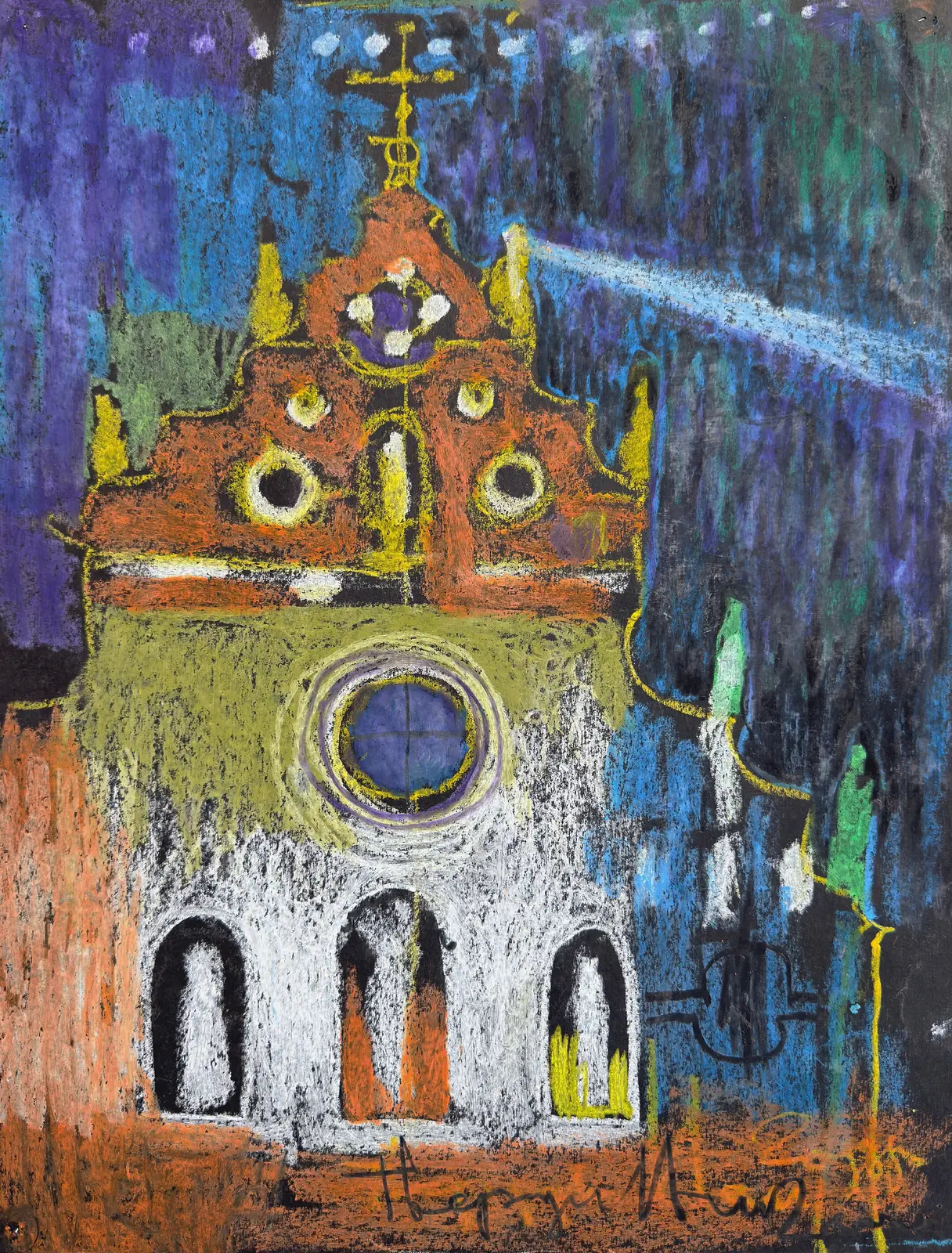 Pastel Cityscape IV av Ivan Tverdun