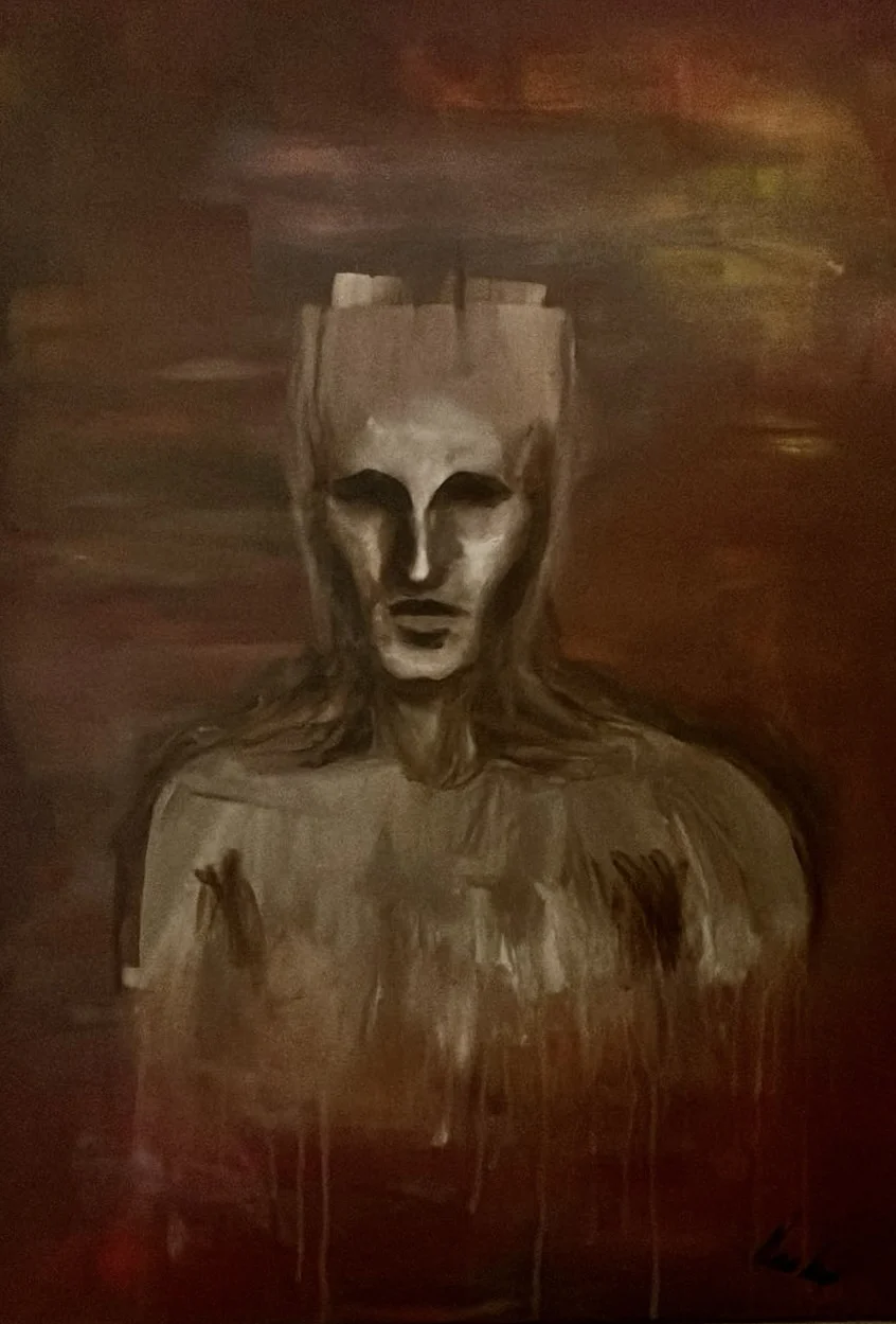 Akrylmålning Fading out of existence av Nova Knief