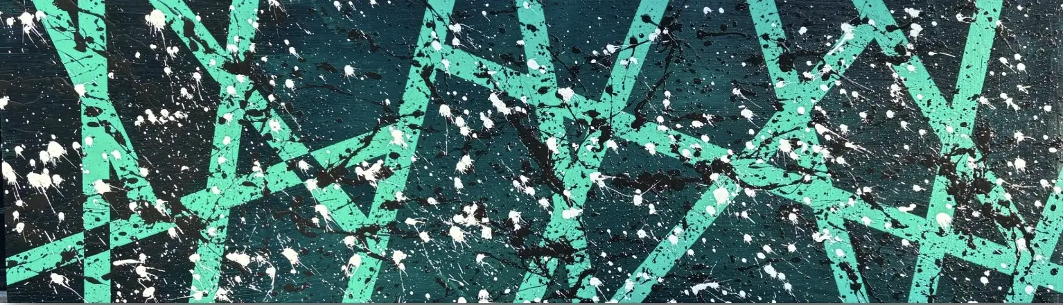 Akrylmålning Struktuerad Matrix av Leif Rosendal