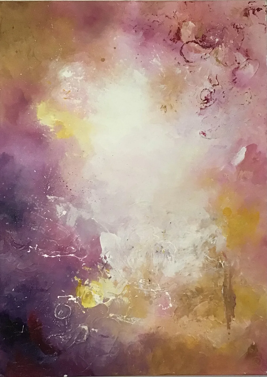 Akrylmålning Colors and dreams av Pernilla Sergel