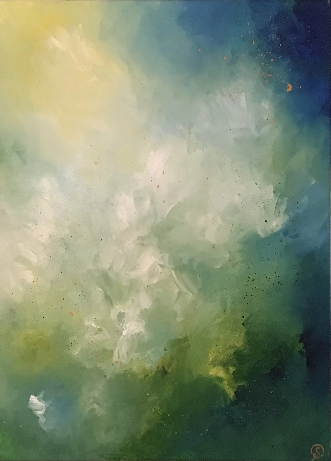 Akrylmålning Colors and dreams av Pernilla Sergel