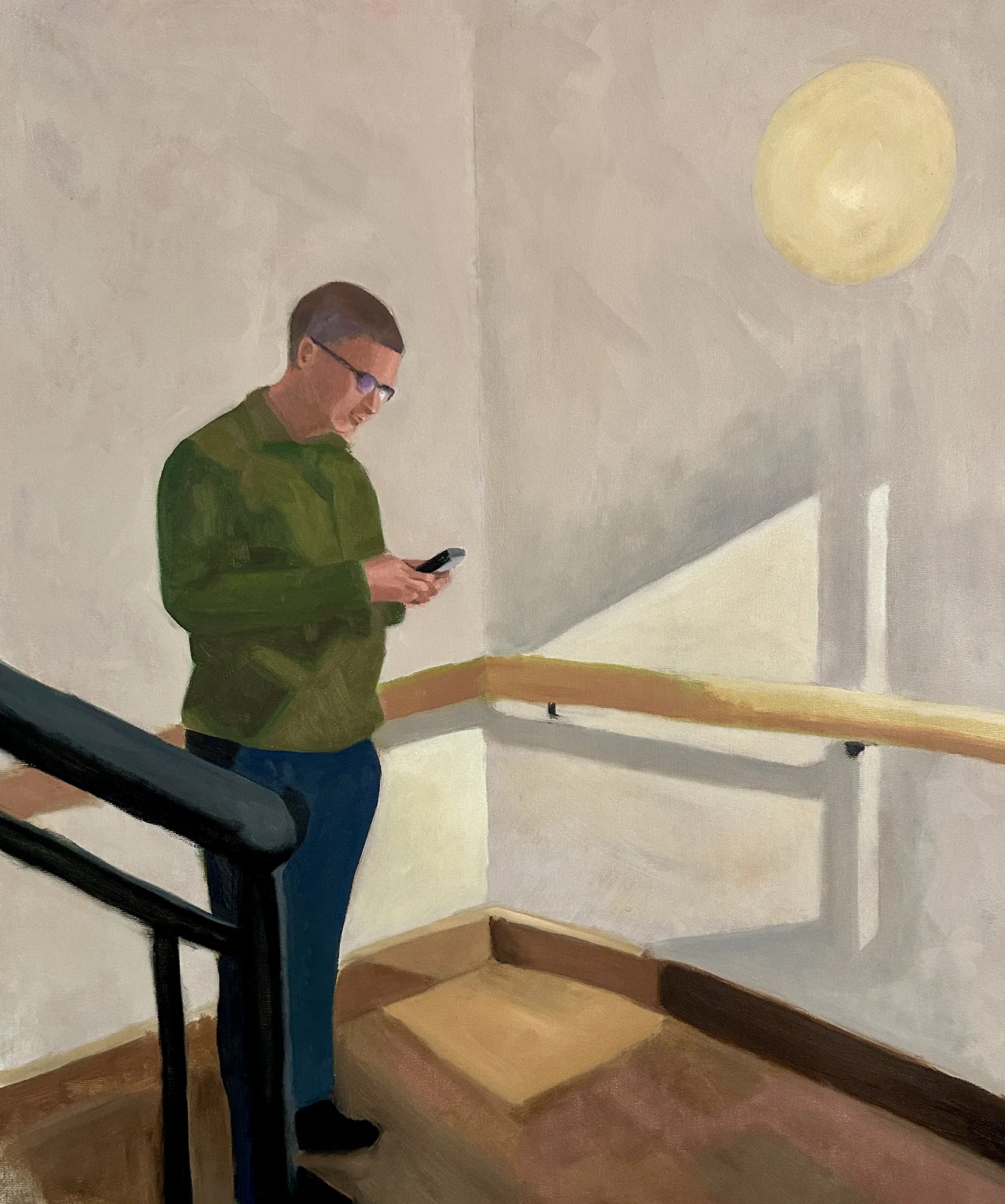 Oljemålning En sekund bara av Thomas Ekdahl