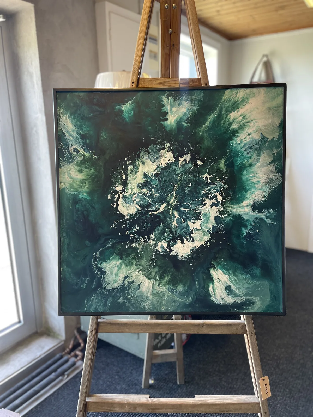 Akrylmålning Dyk in av ArtbyMarthina Holmqvist