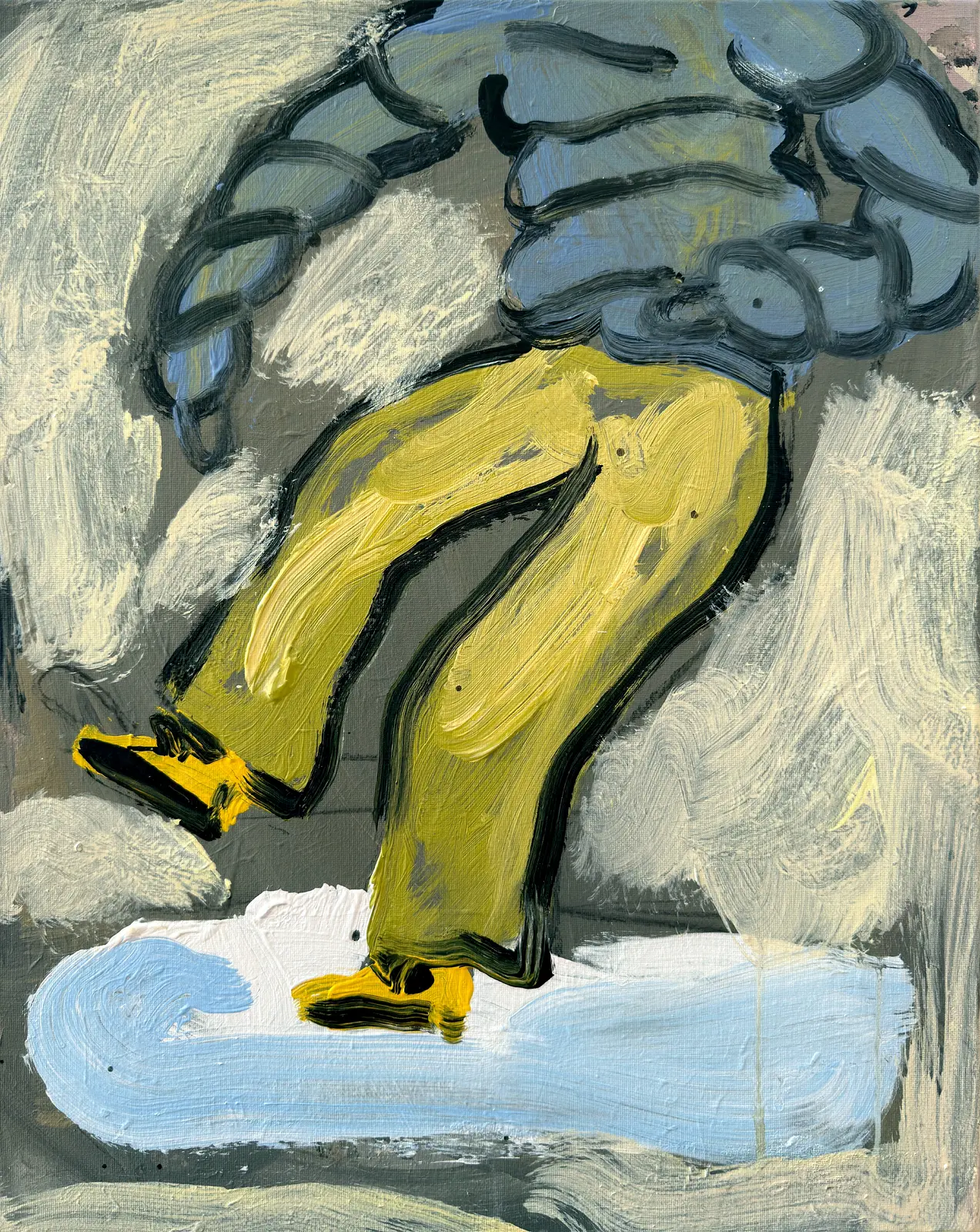 Akrylmålning Cold Feet av Zakhar Shevchuk