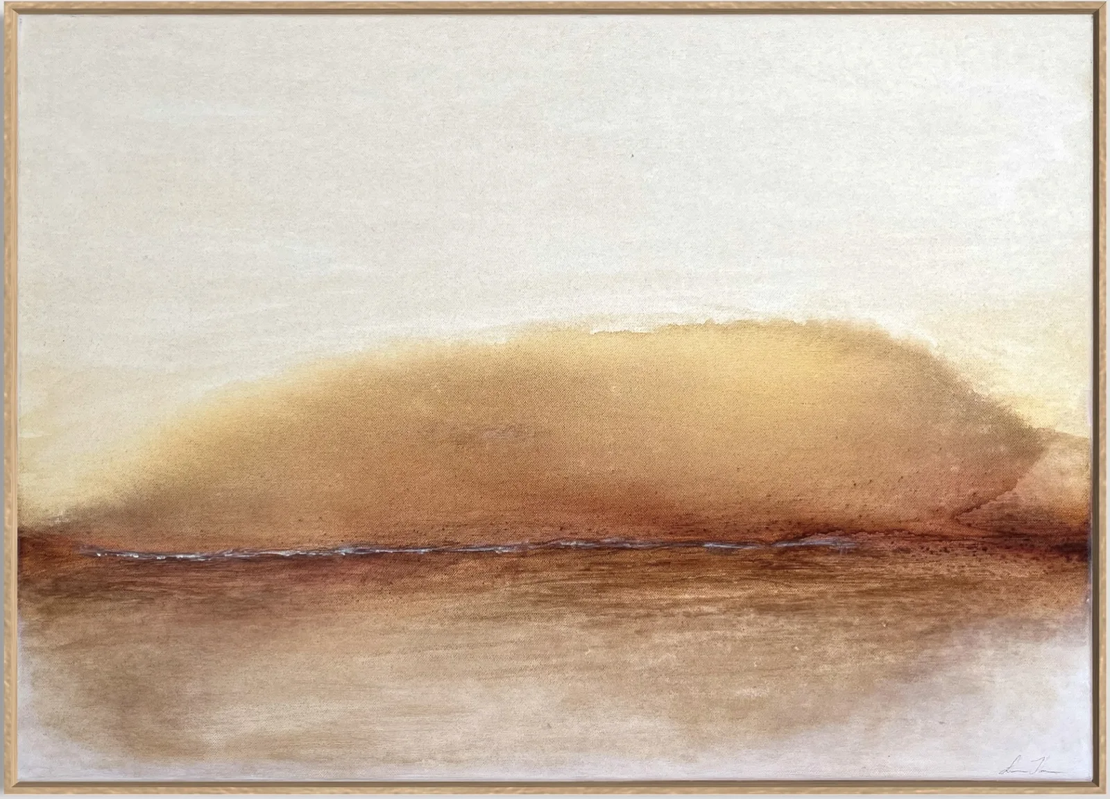 Akrylmålning Dawn’s Light av Lena Johnson