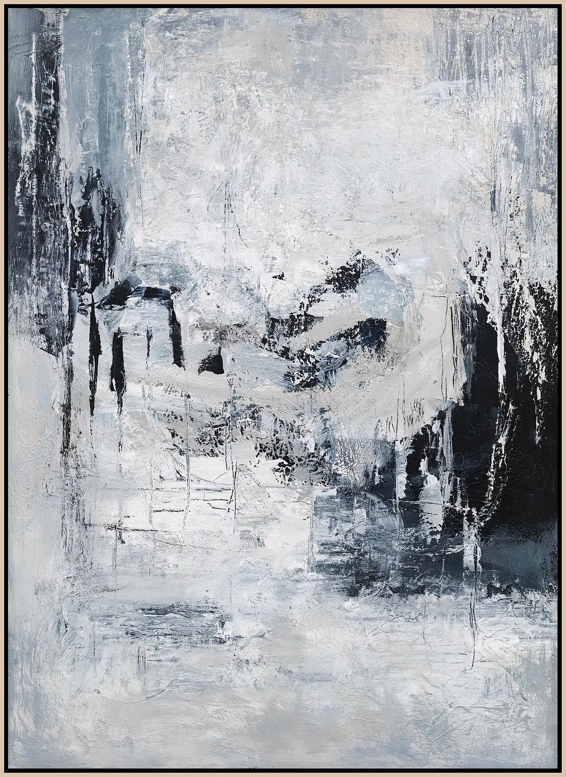 Akrylmålning Abstract No.2608 av Tomas Hammar