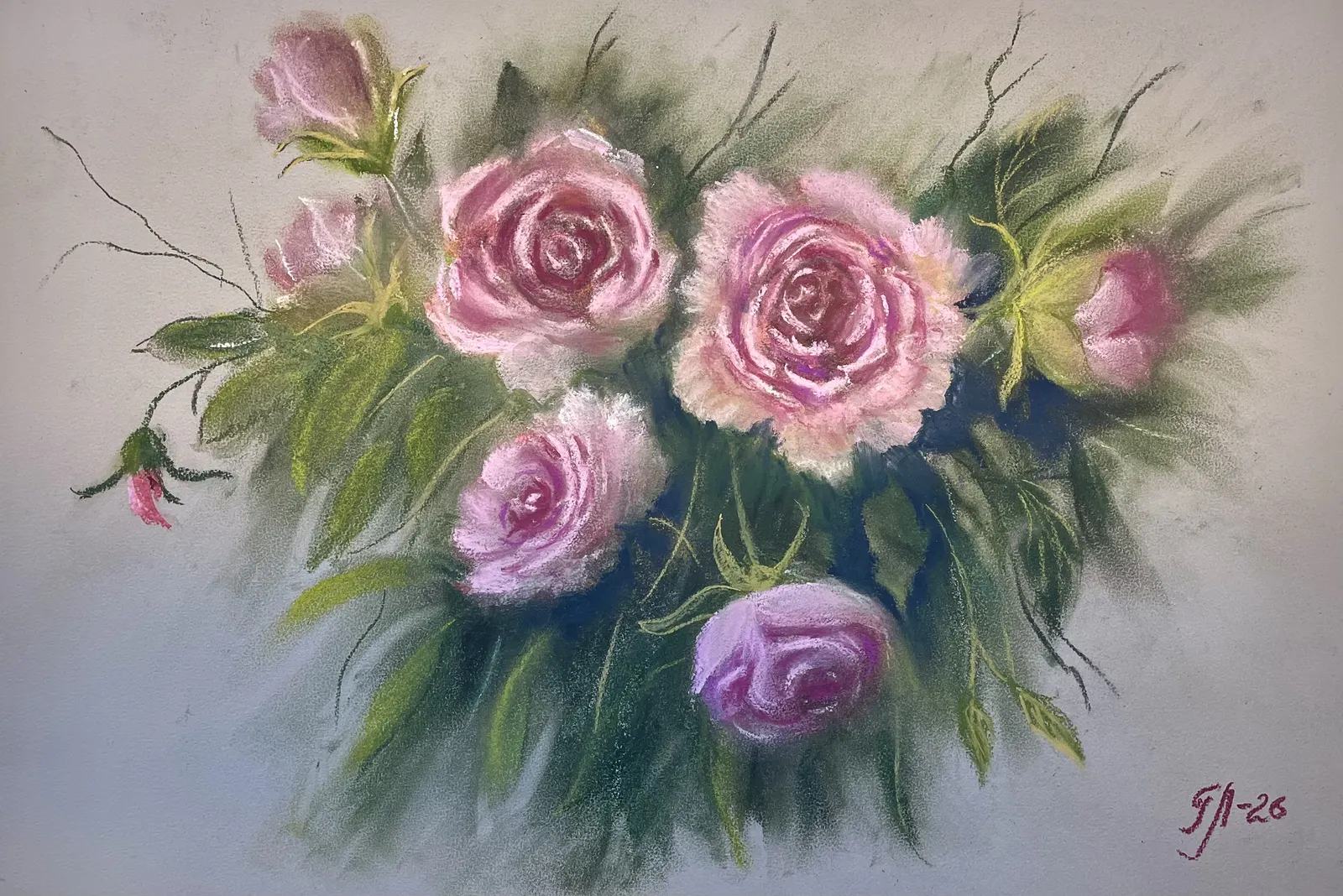 Rosa rosor av Tanya Lundmark
