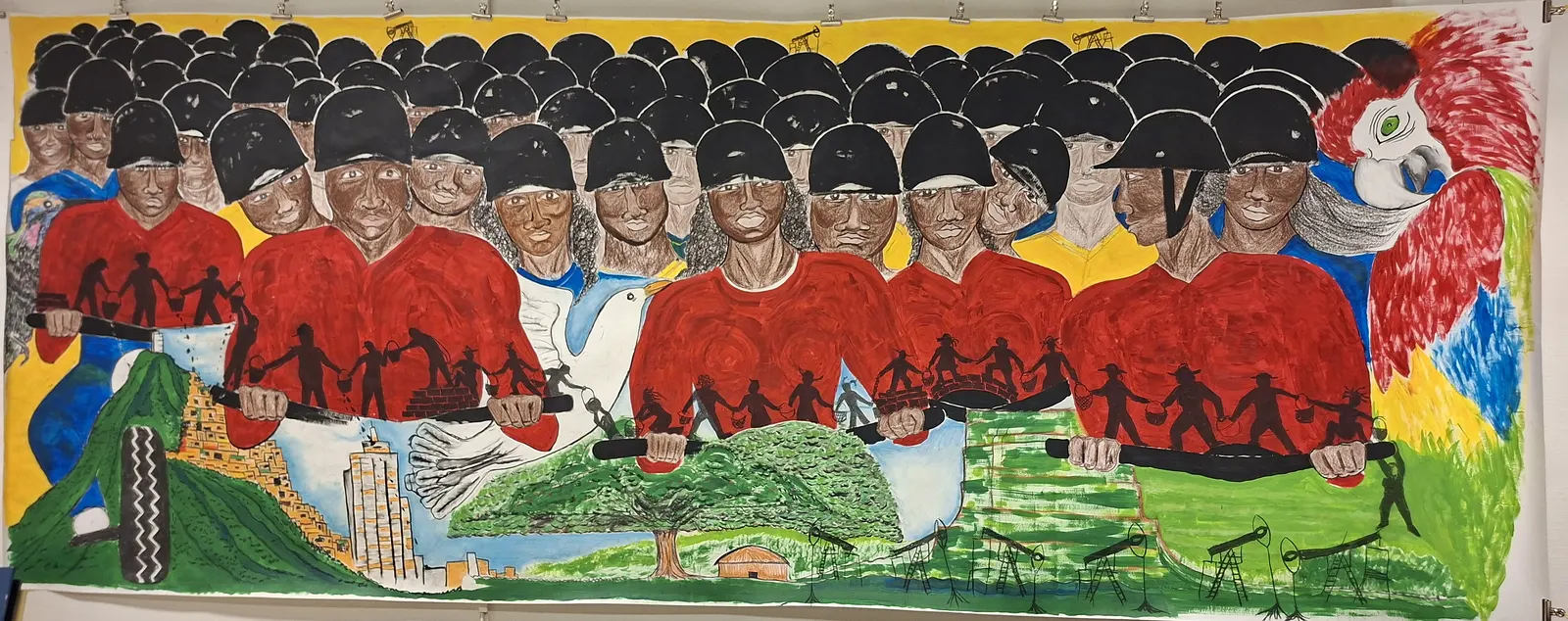 Akrylmålning Mi Venezuela av Juan Velasquez
