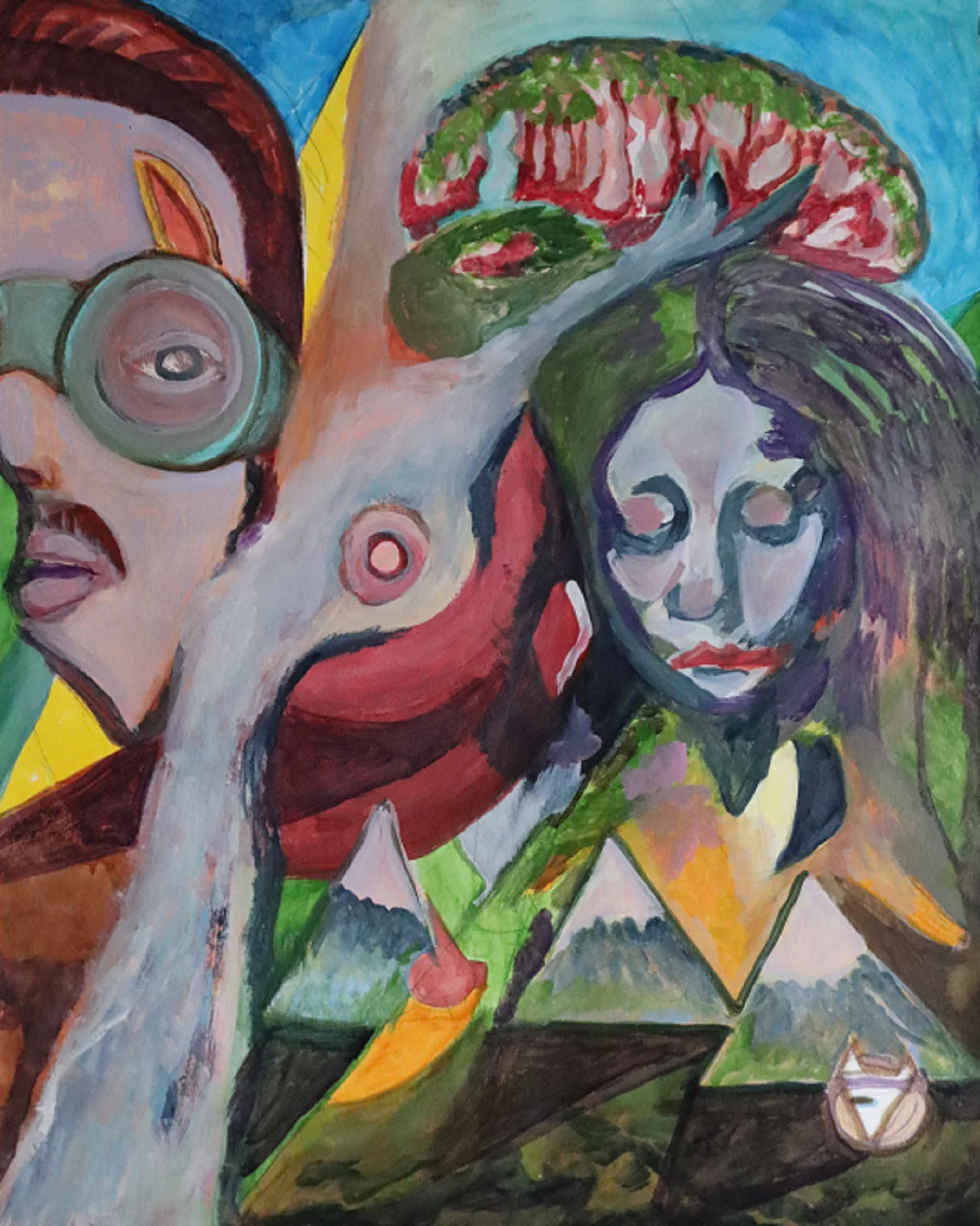 118 ) The Exodus over river Styx av Victor Finnigan