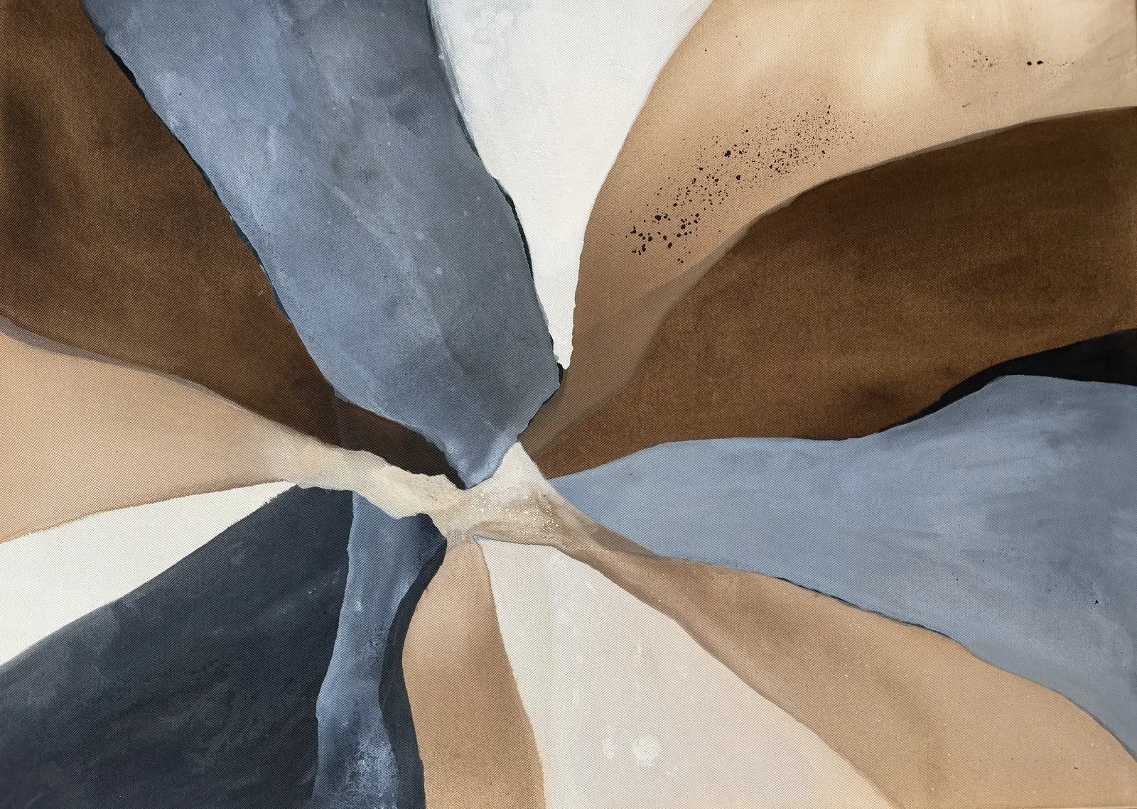 Akrylmålning Where energy flows av Linda Thörnblom