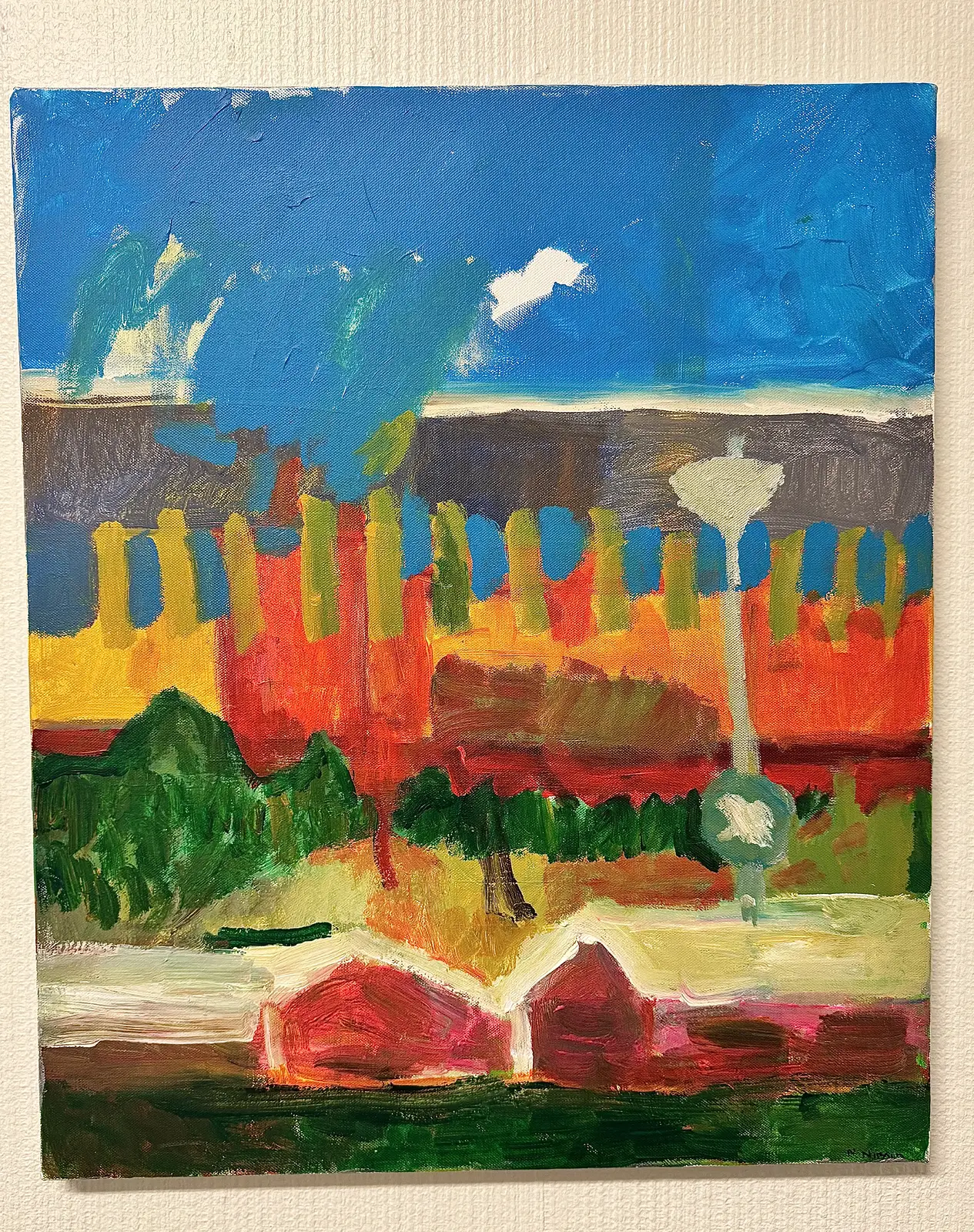 Akrylmålning av Nikolas Nilsson