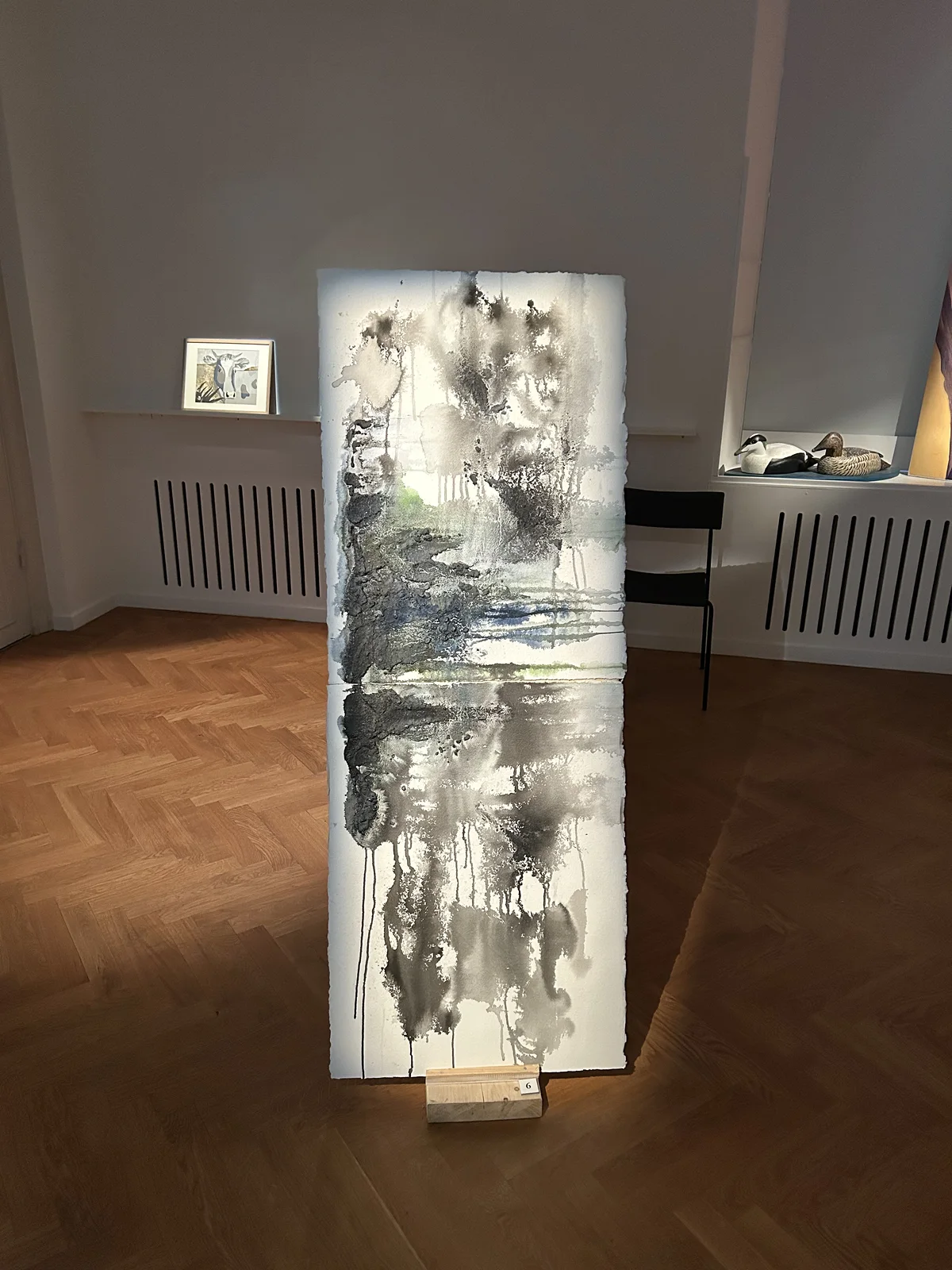 Akvarell Dyptik - Untitled 1 av Victor Edström